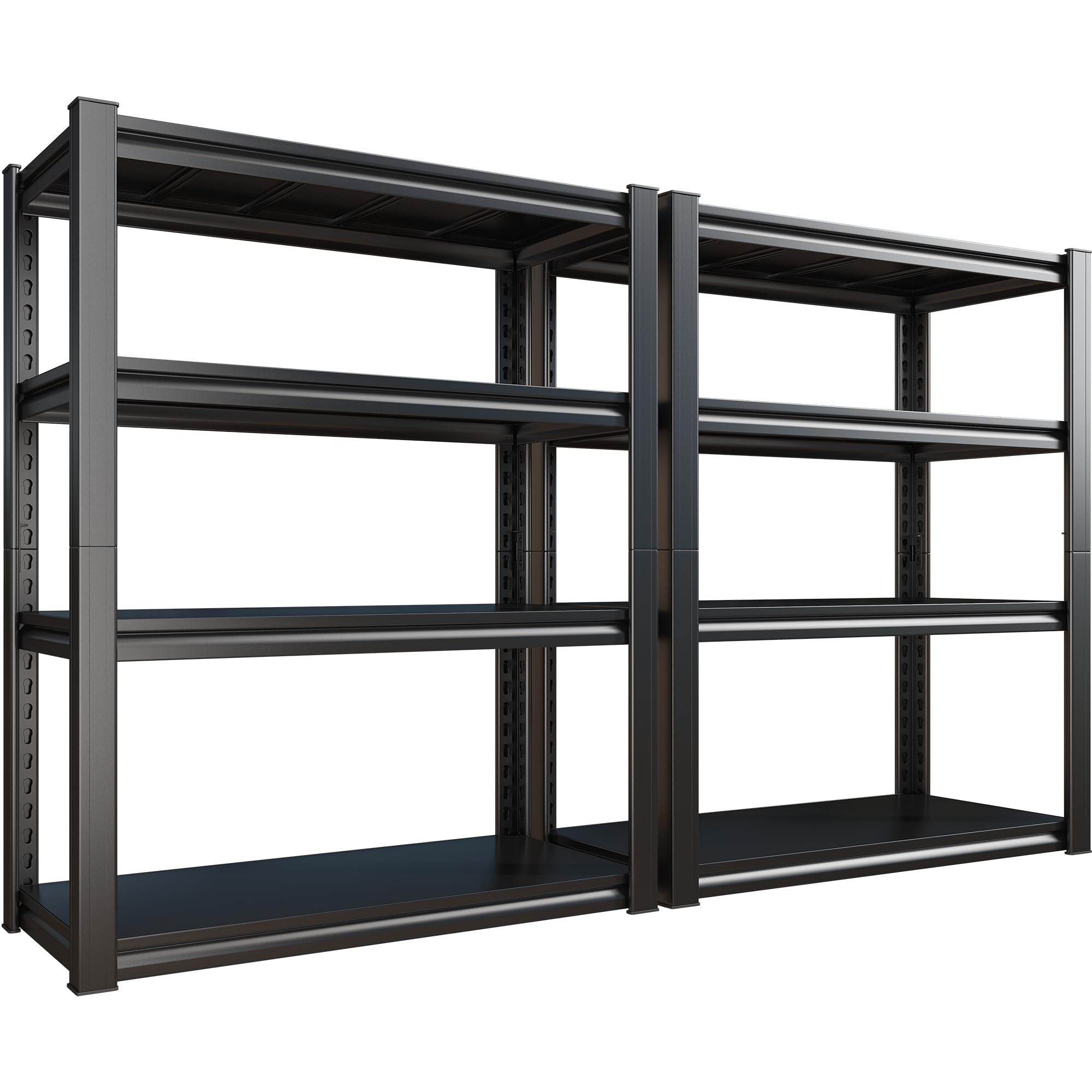 Raybee 5-Tier Adjustable Garage Shelves, 2-Pack