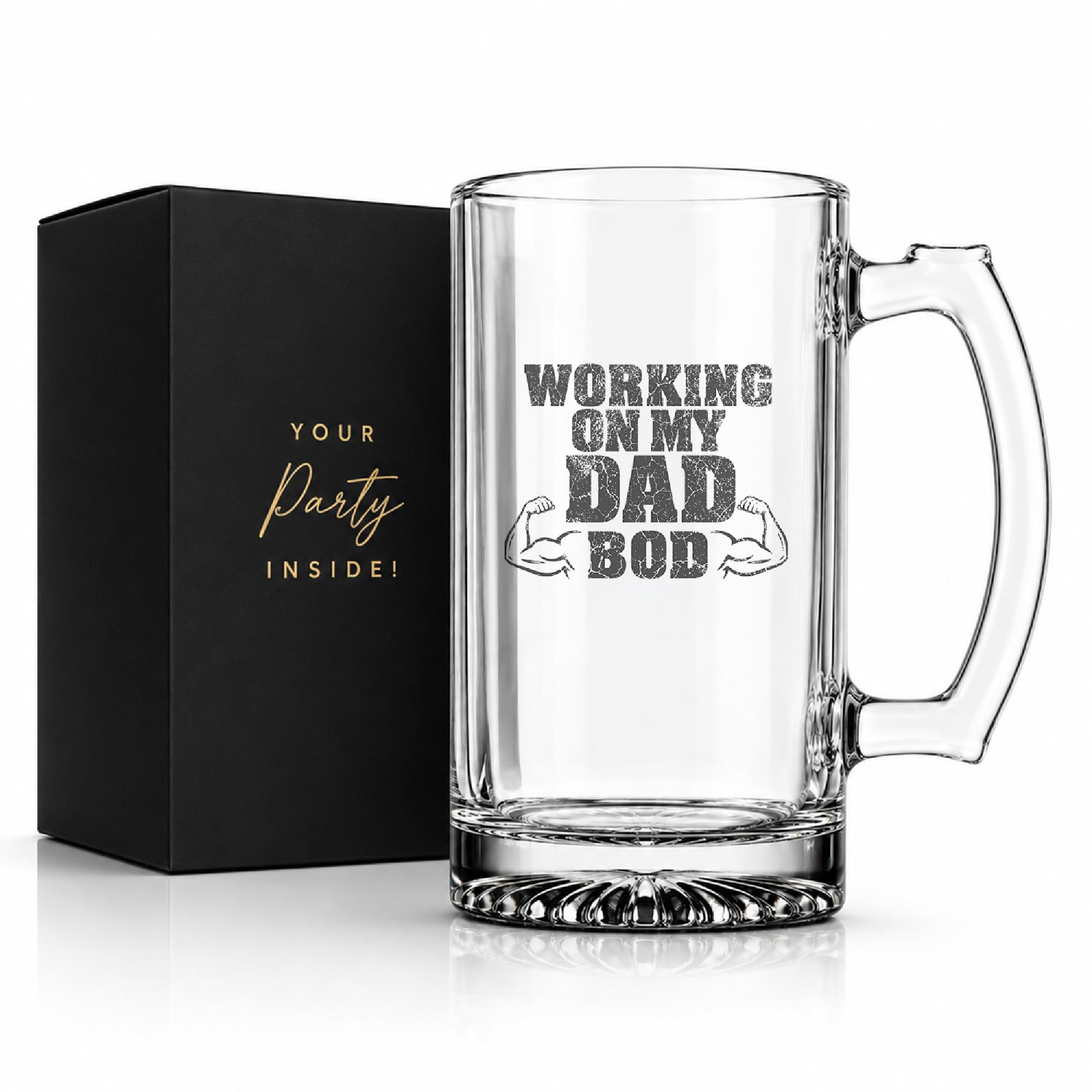 Your Dream Party Shop Working On My Dad Bod Beer Mug