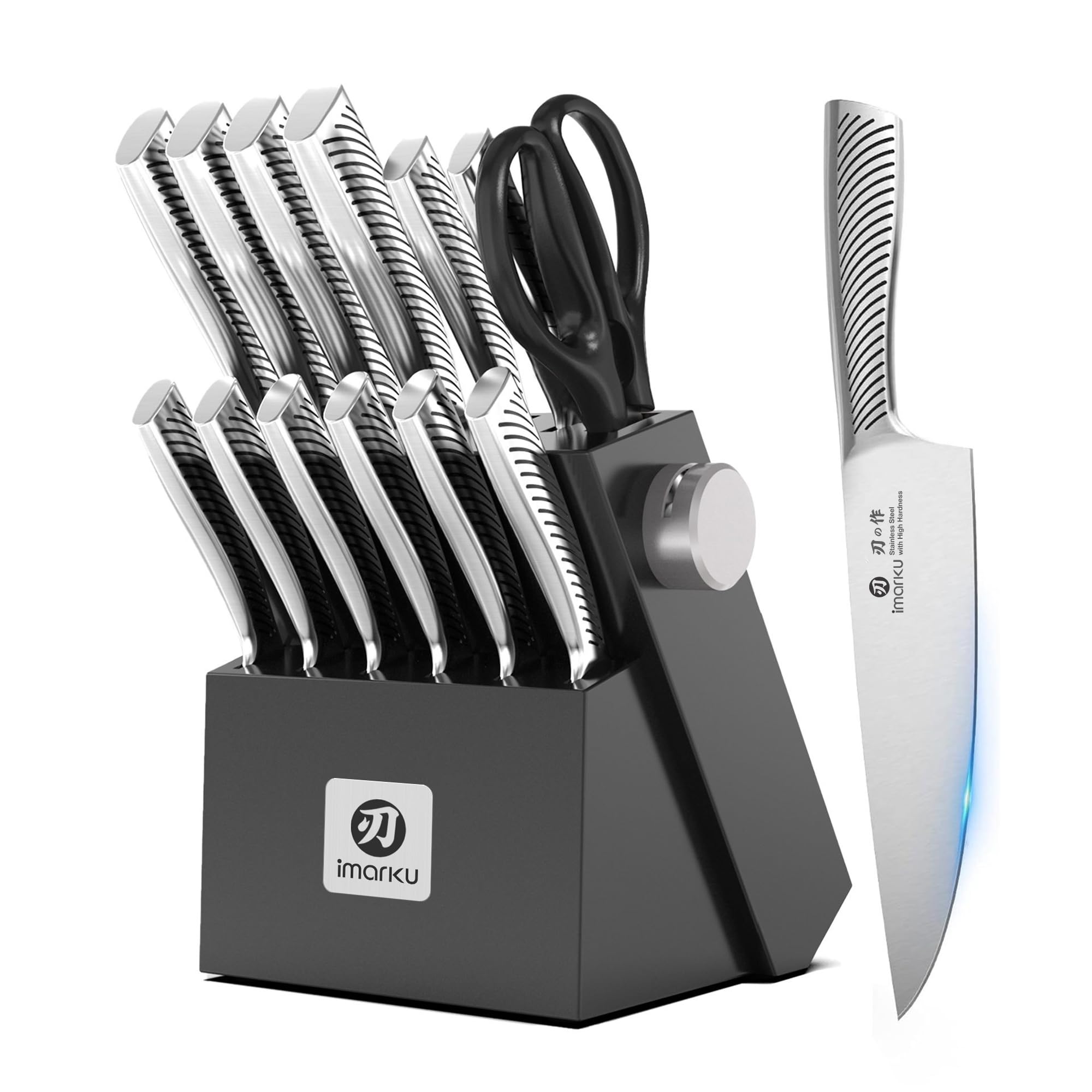 imarku 14-Piece Knife Block Set