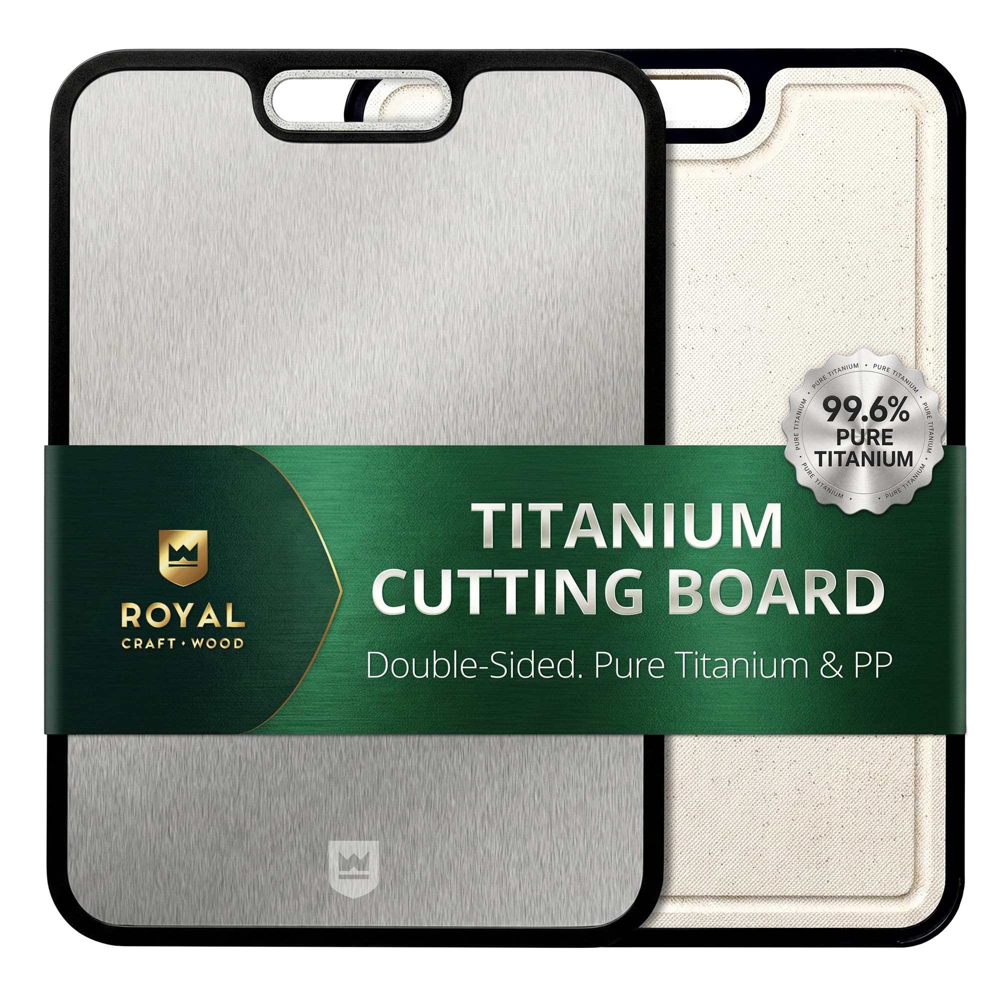 ROYAL CRAFT WOOD Titanium and PP Cutting Board