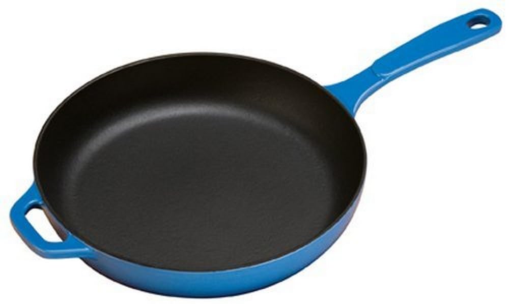 Lodge Enameled Cast Iron Skillet, 11-Inch