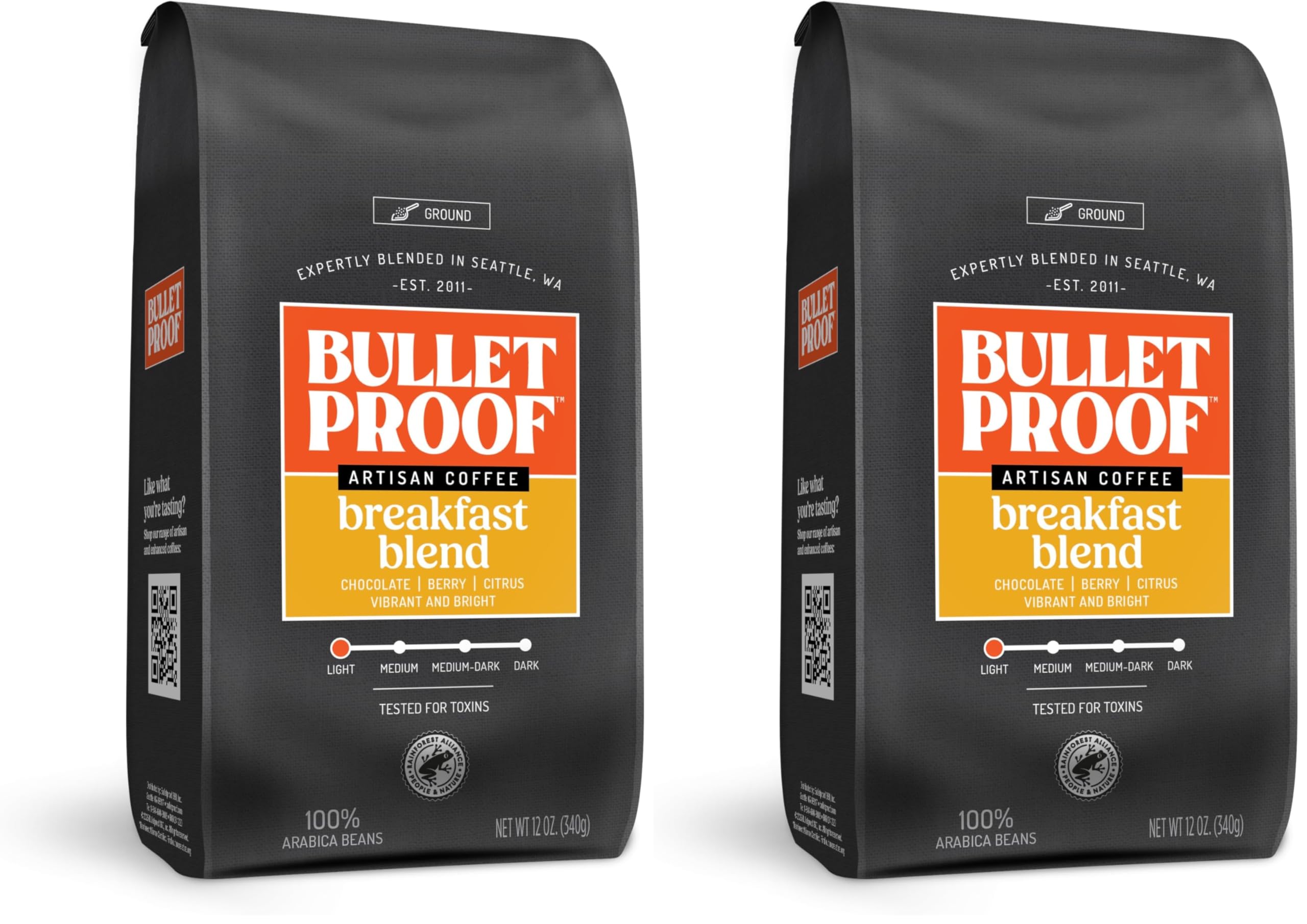 Bulletproof Breakfast Blend Light Roast Ground Coffee