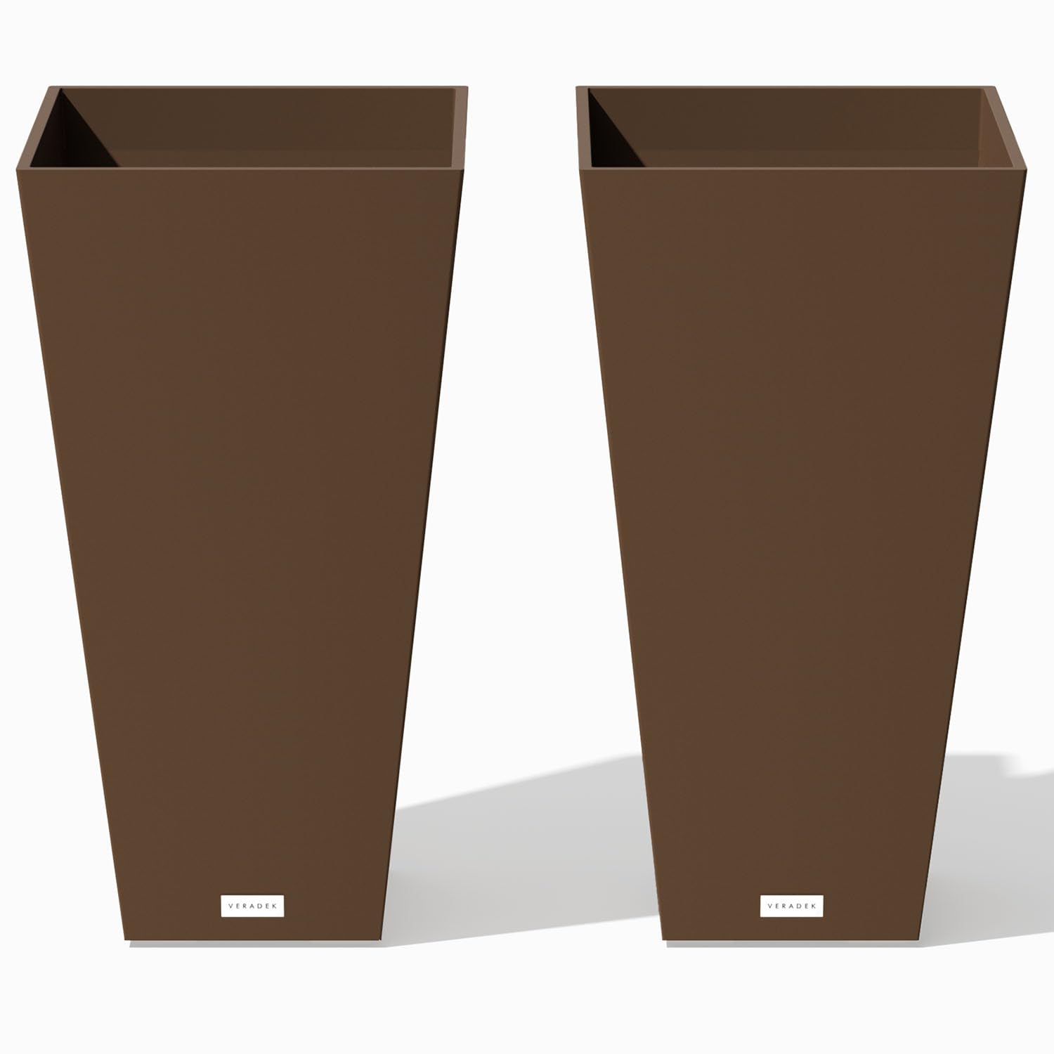 Veradek V-Resin Taper Planters, 2-Pack, 26 inch