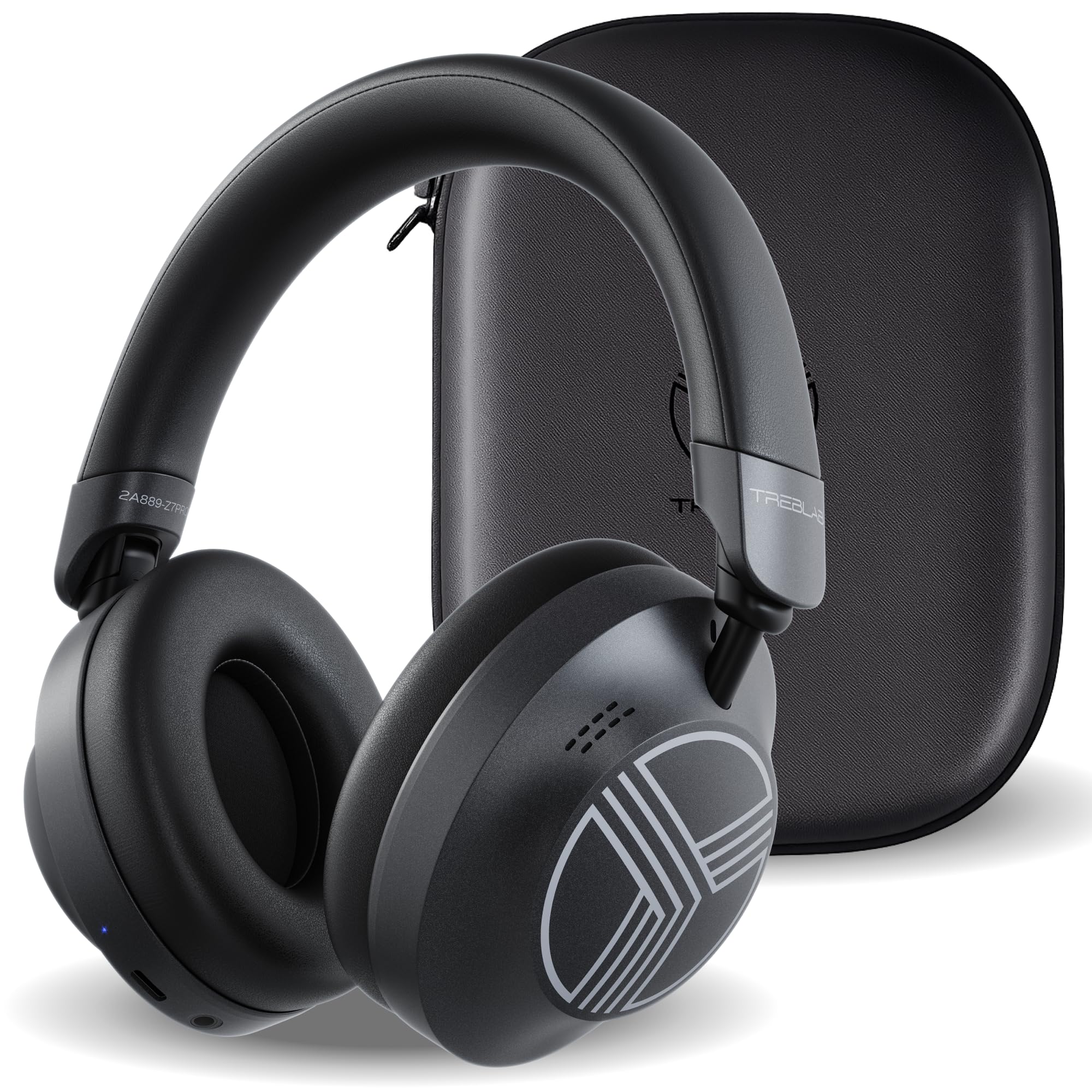 TREBLAB Z7-Pro Noise Cancelling Over Ear Headphones