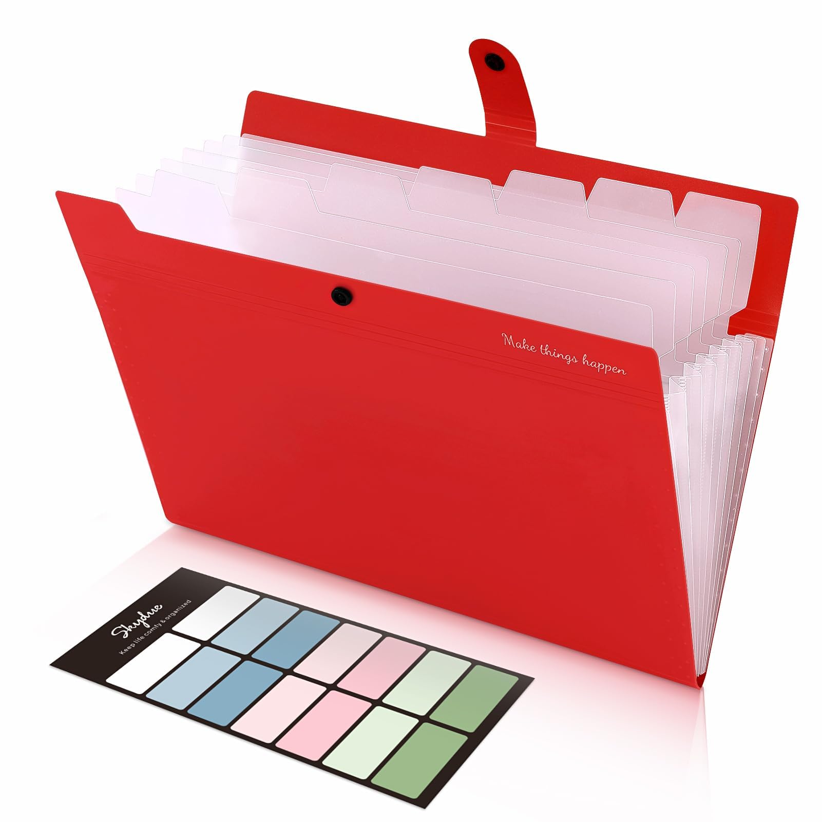 SKYDUE 8-Pocket Expanding File Organizer