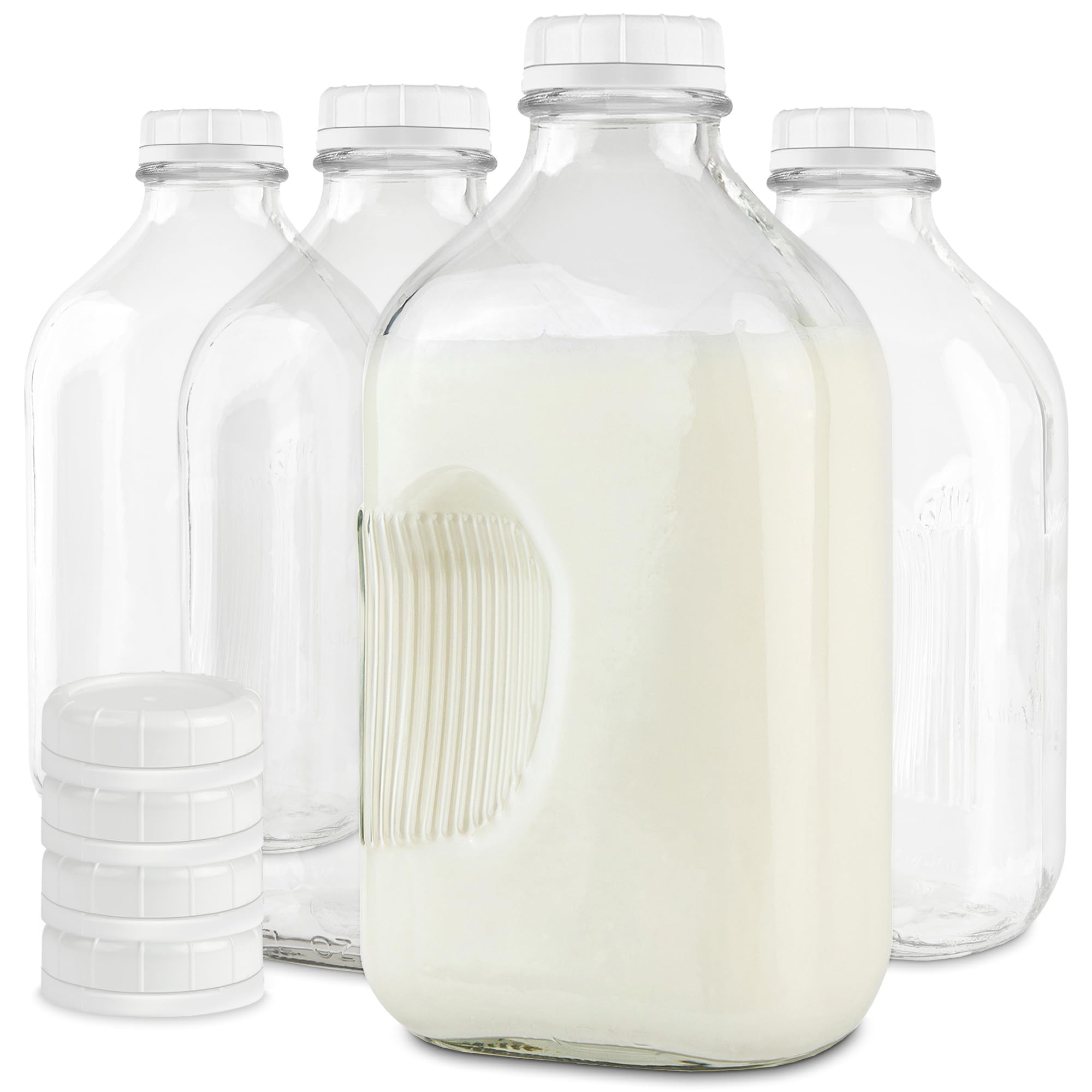 Stock Your Home 64 oz Glass Bottles