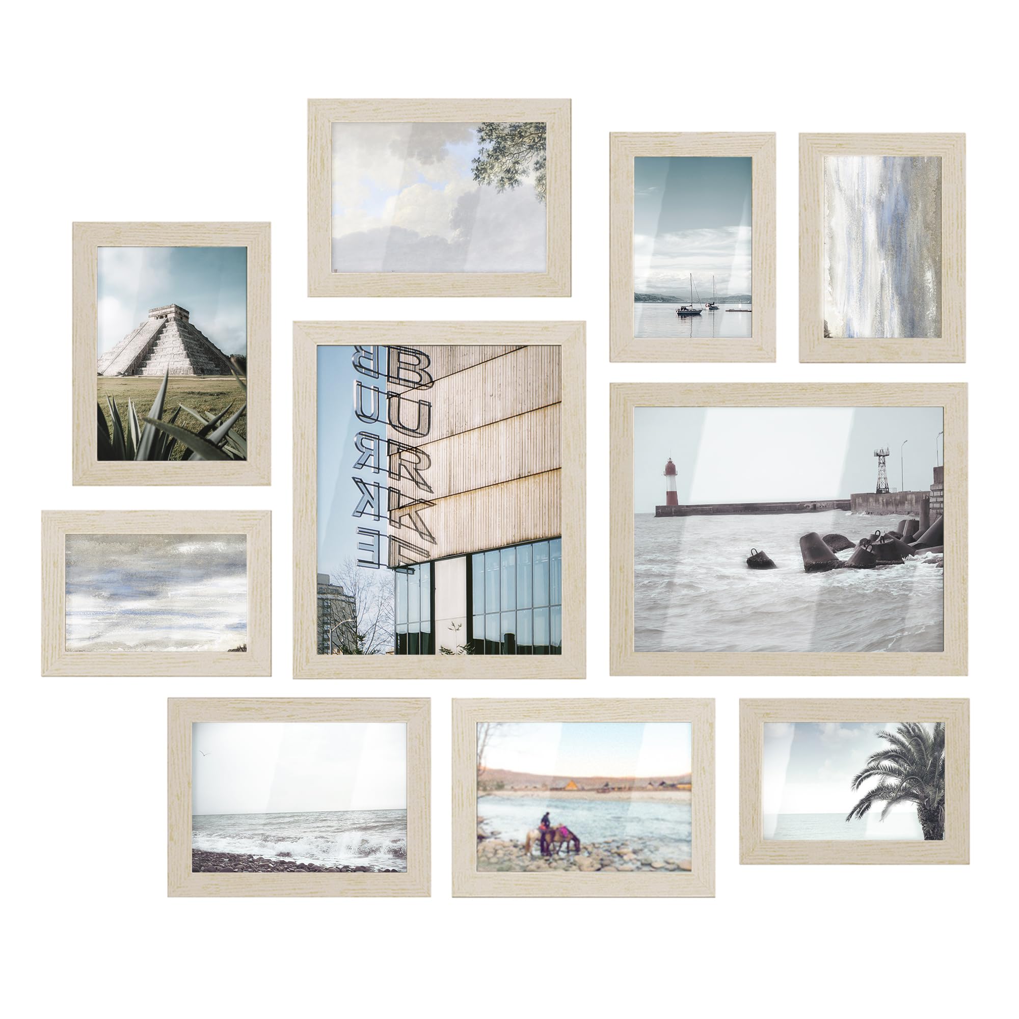 SONGMICS Picture Frames, Collage Picture Frames Set of 10