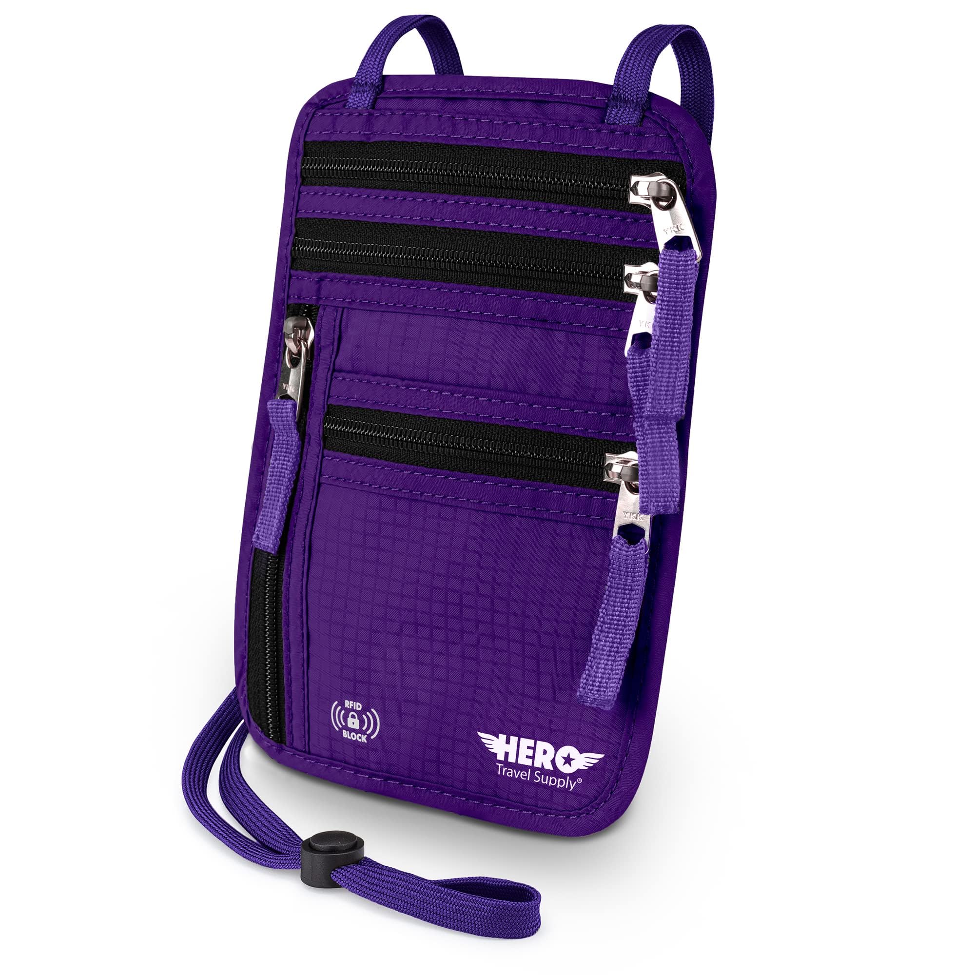 HERO RFID-Blocking Neck Wallet
