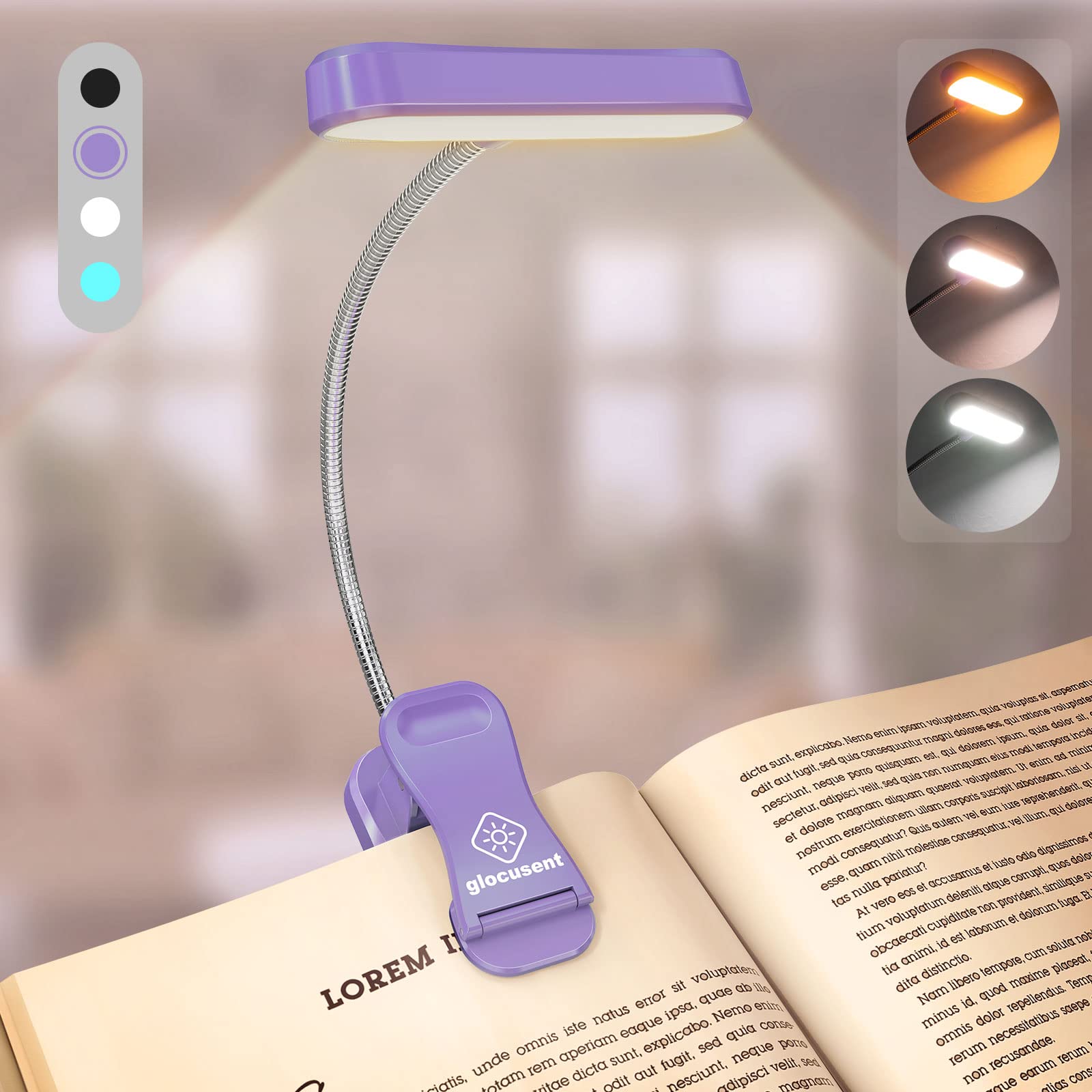 Glocusent ET-Head Book Light
