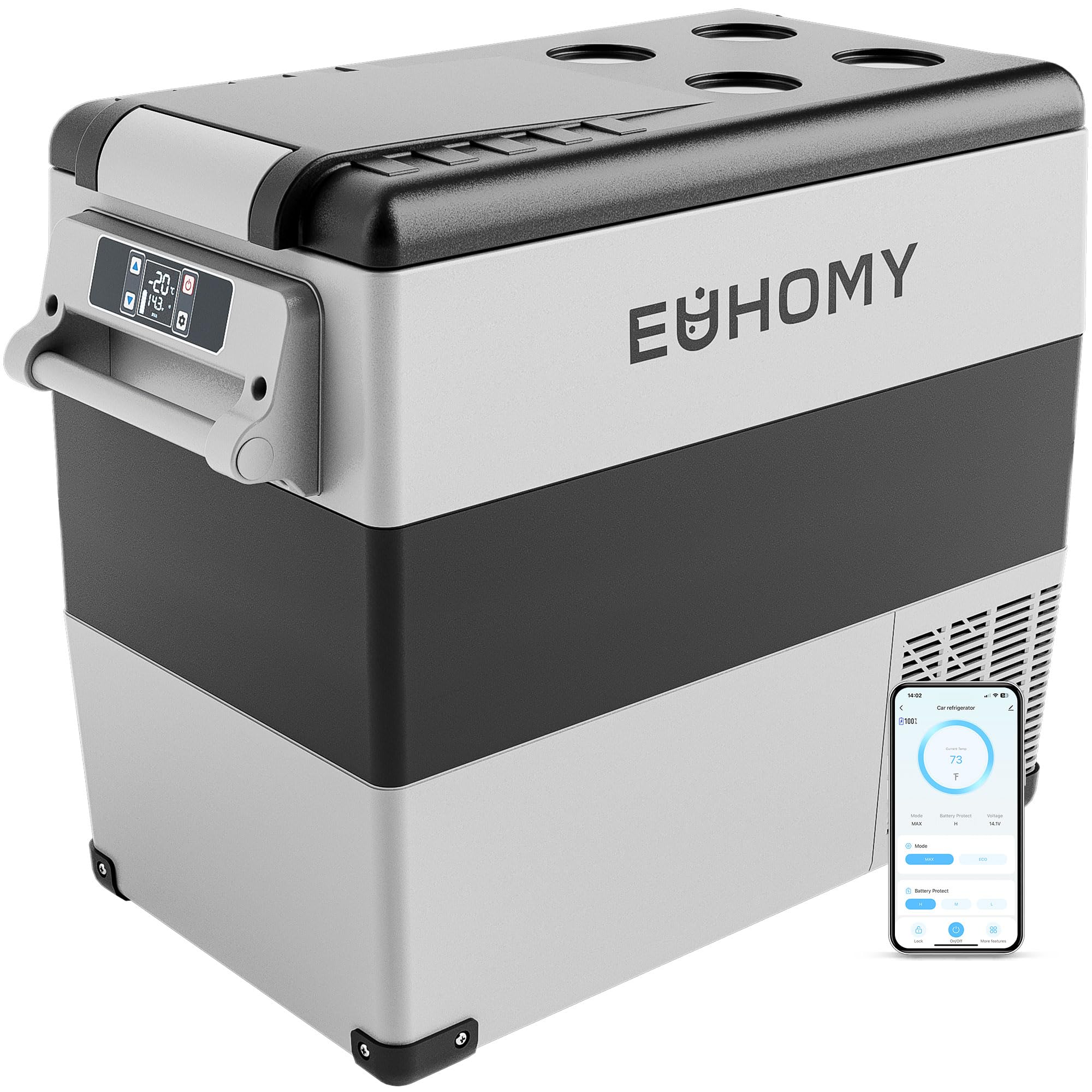 EUHOMY 59QT 12 Volt Portable Refrigerator