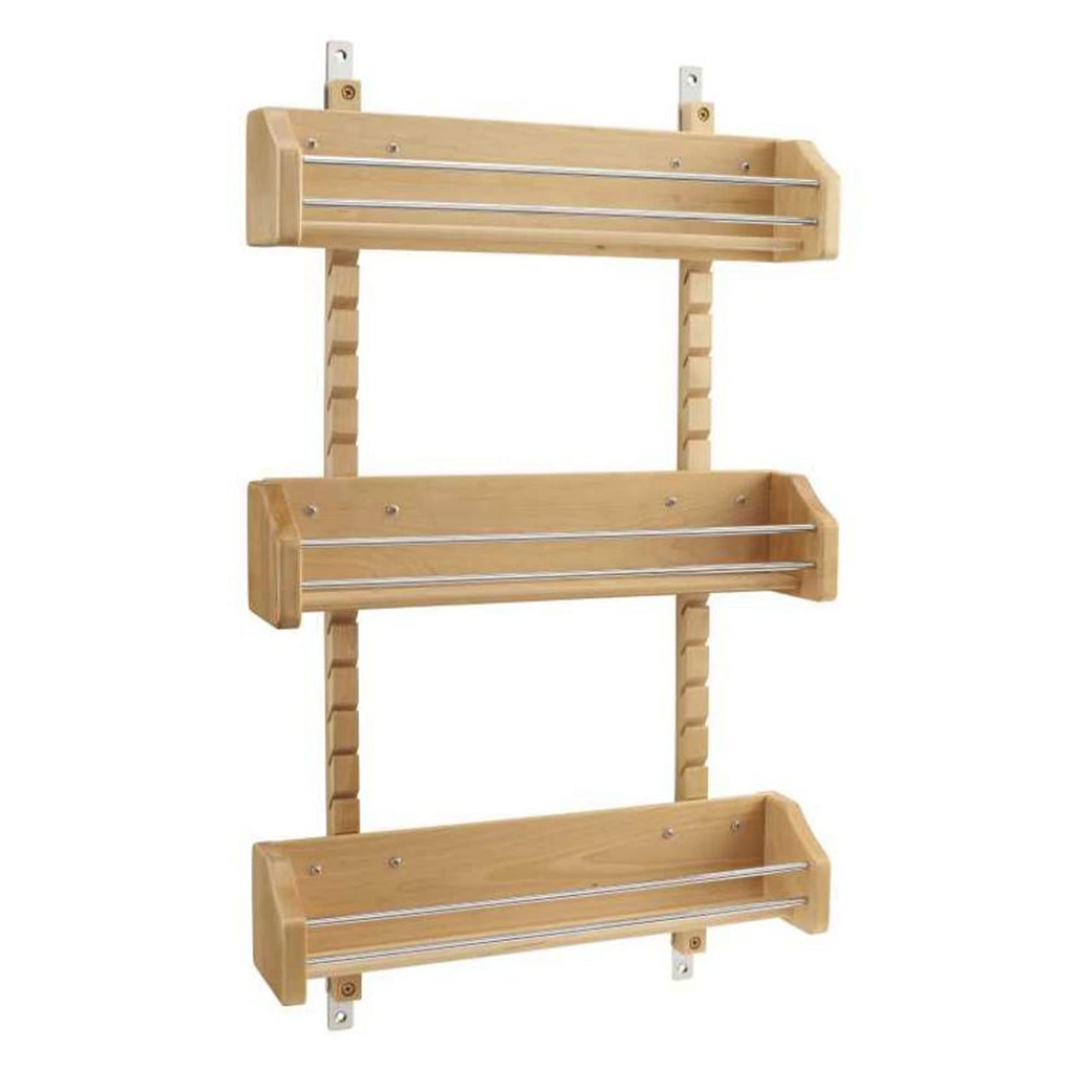 Rev-A-Shelf Maple Door-Mount Spice Rack