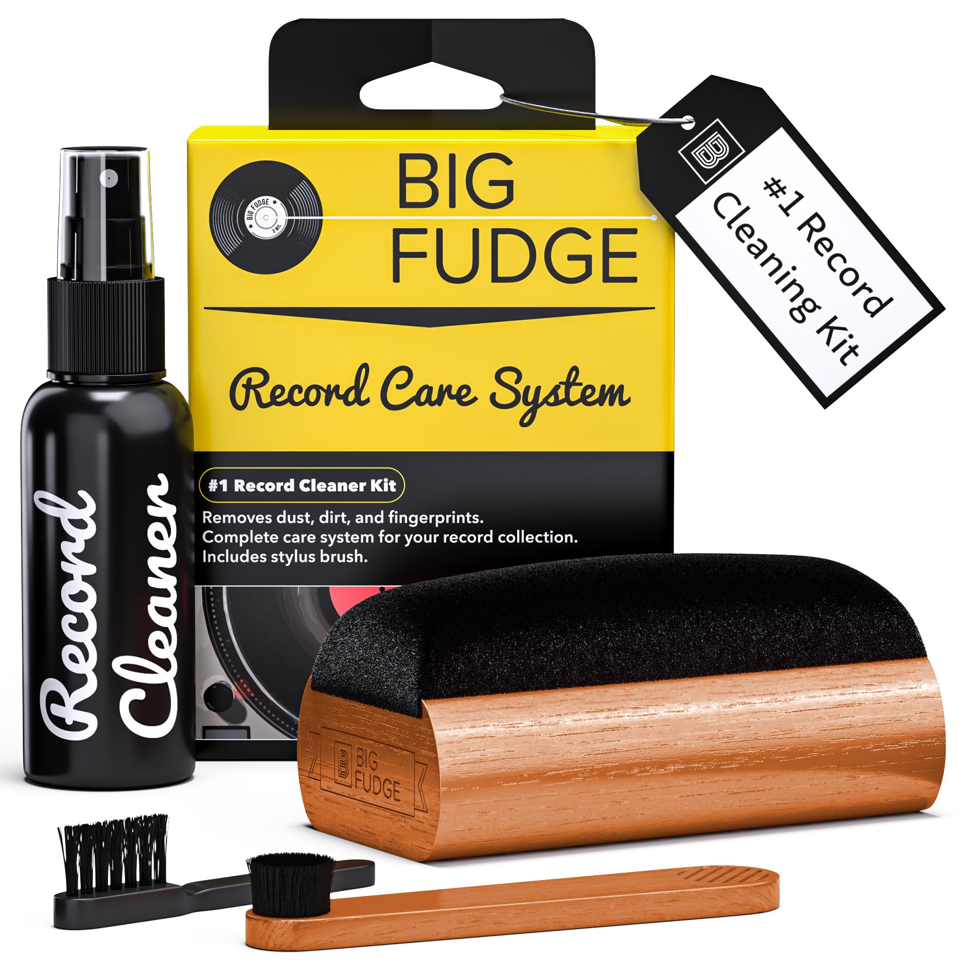 Big Fudge Vinyl Record Cleaning Kit