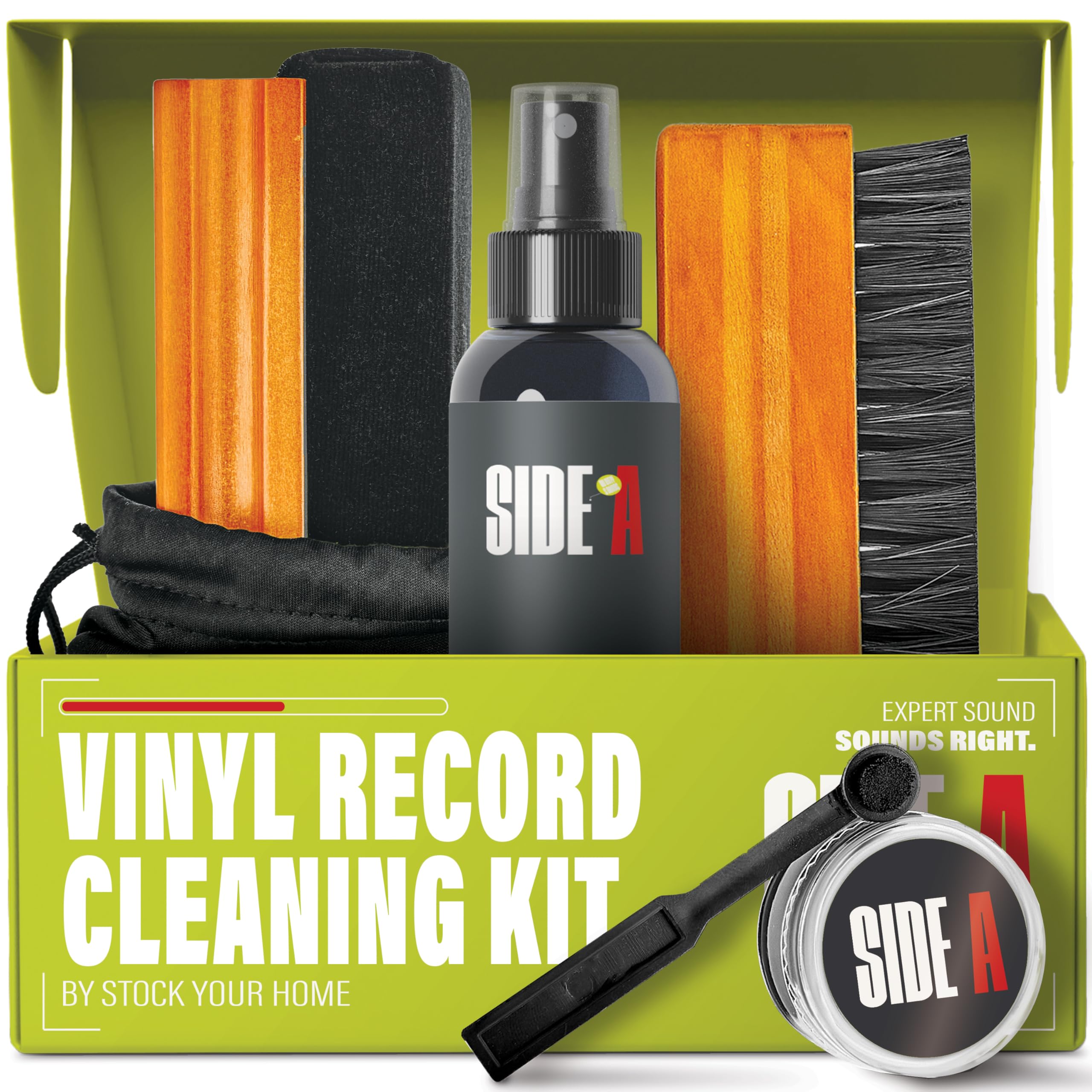 Stock Your Home Vinyl Record Cleaning Kit