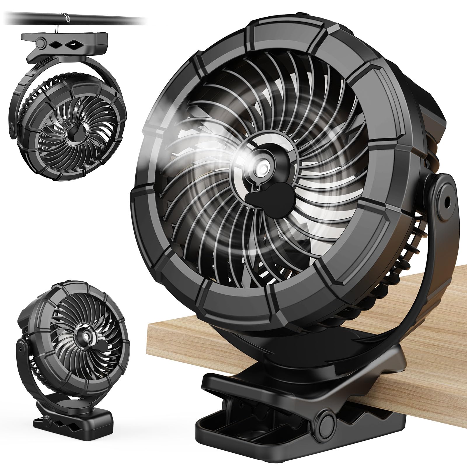 Ausic Portable Clip on Misting Fan