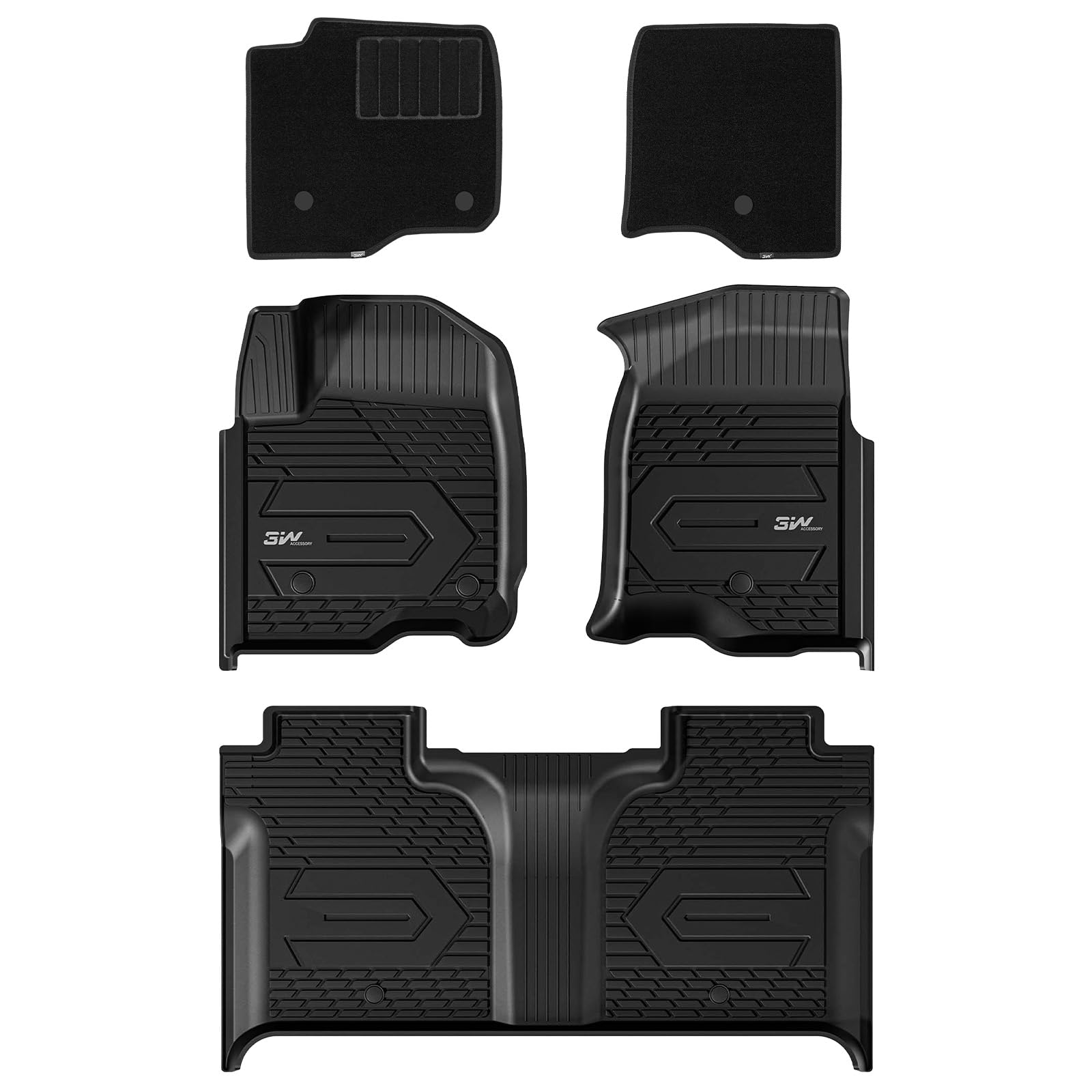 3W Floor Mats & Front Carpet