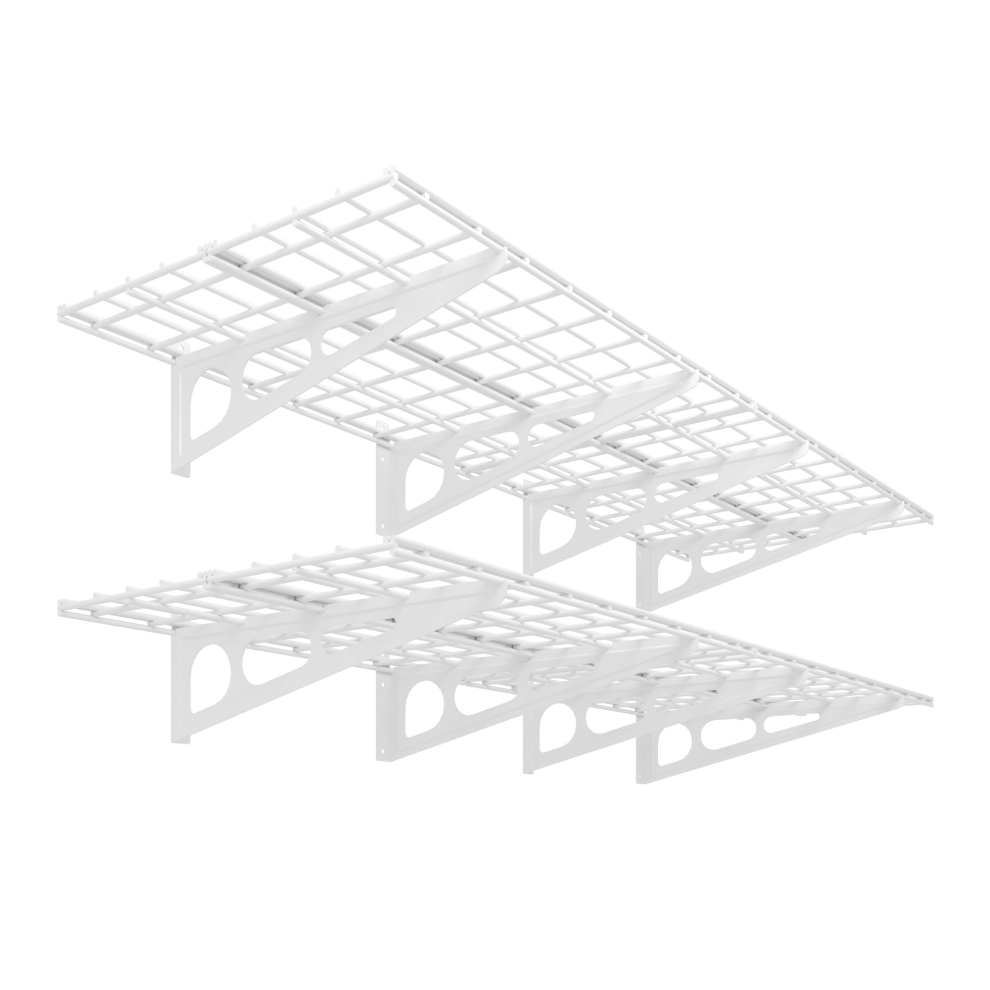 FLEXIMOUNTS 2-Pack 2x6ft Garage Shelving