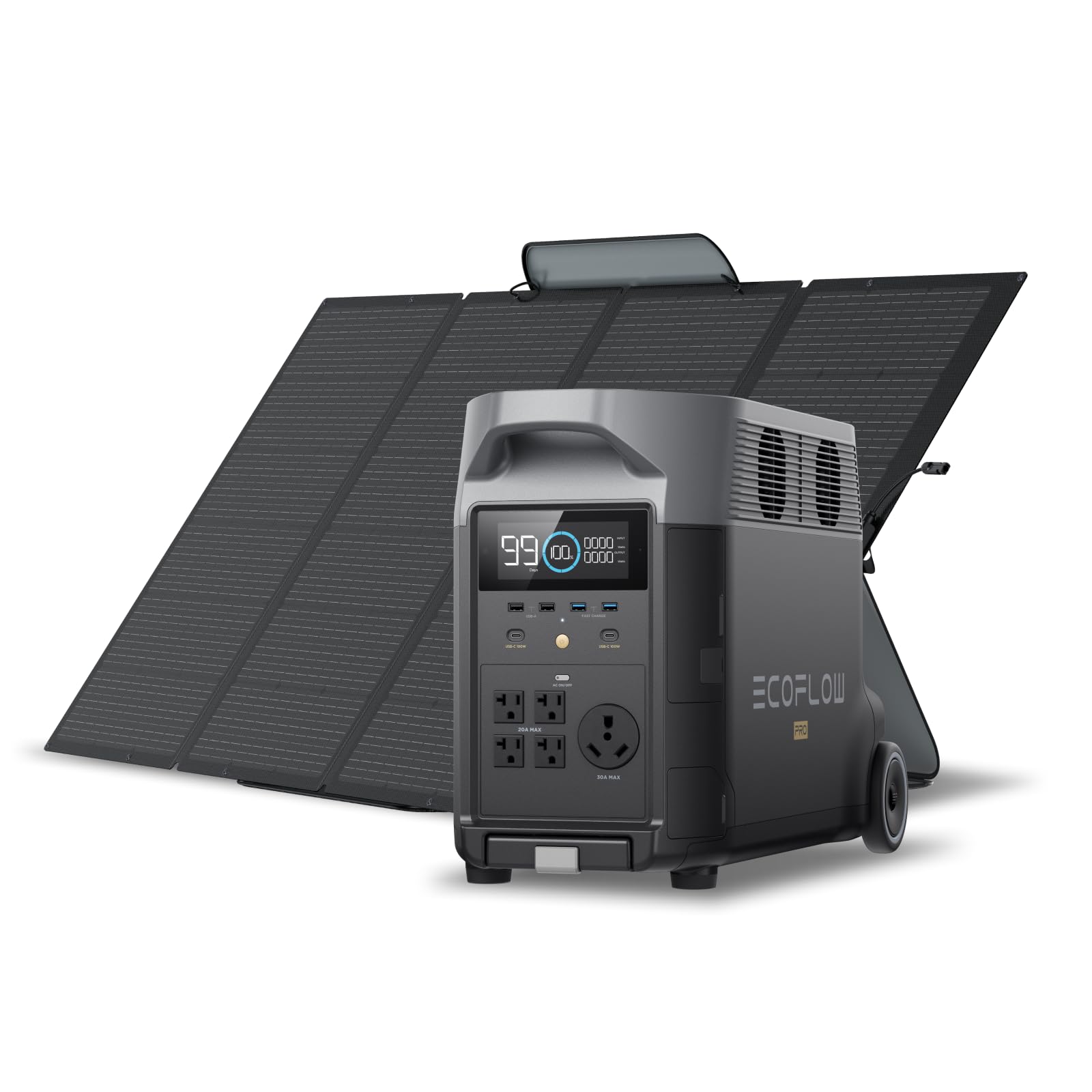 EF ECOFLOW DELTA Pro with 400W Panel
