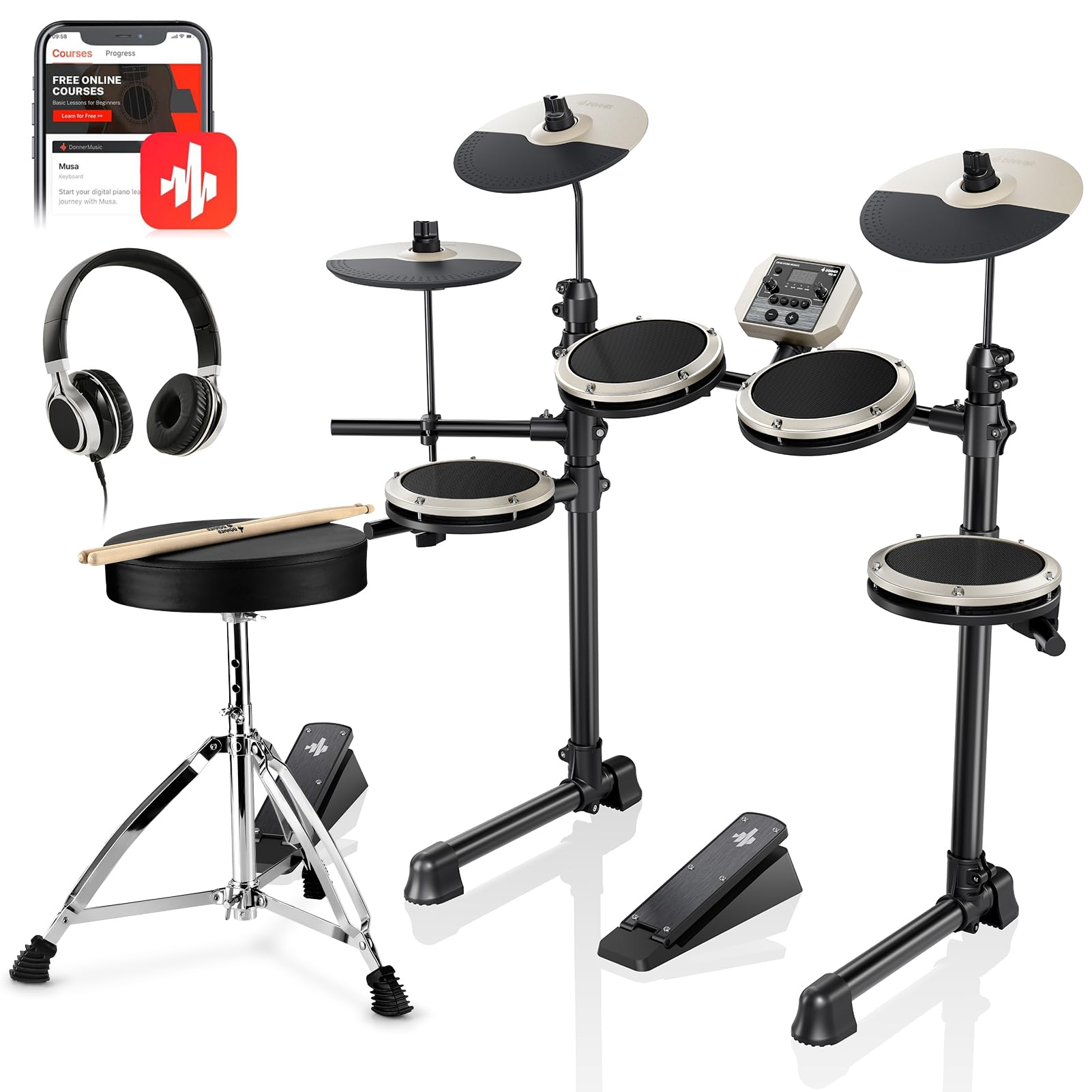 Donner DED-80 Electric Drum Kit