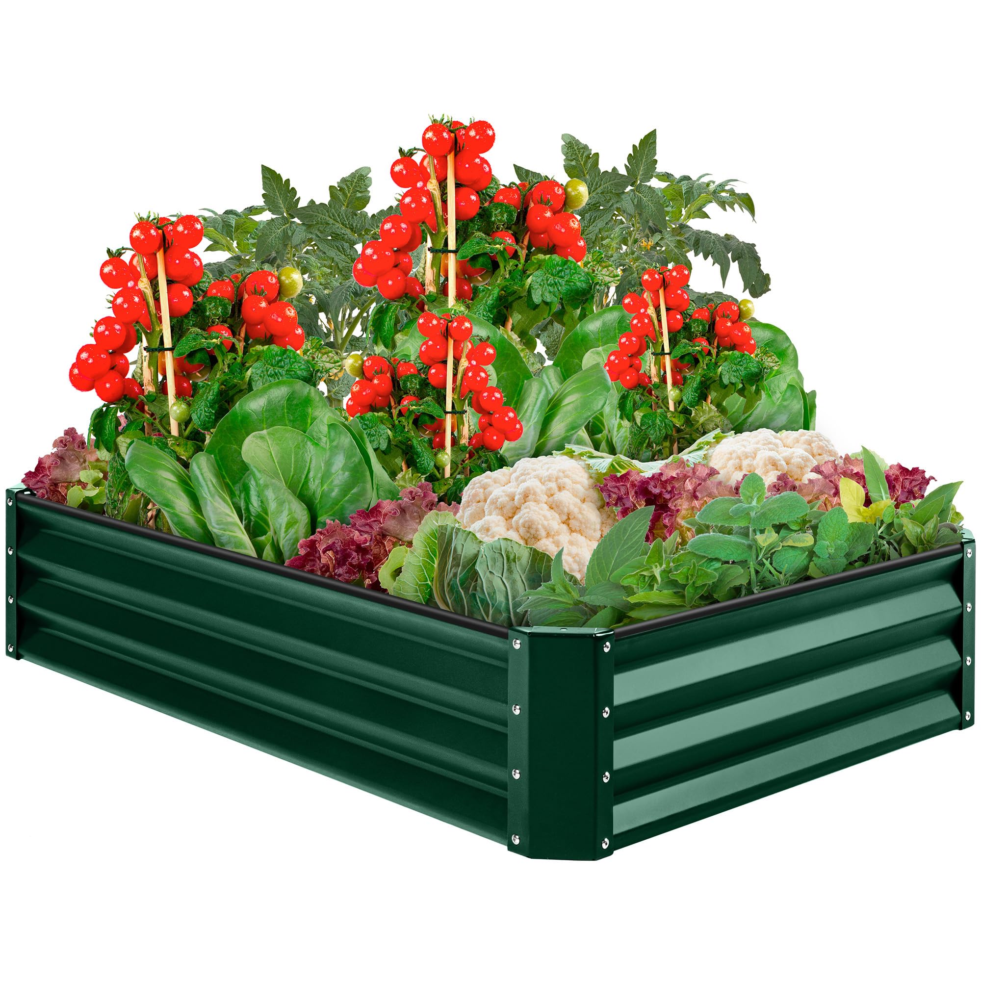 Best Choice Products 6x3x1ft Metal Garden Bed