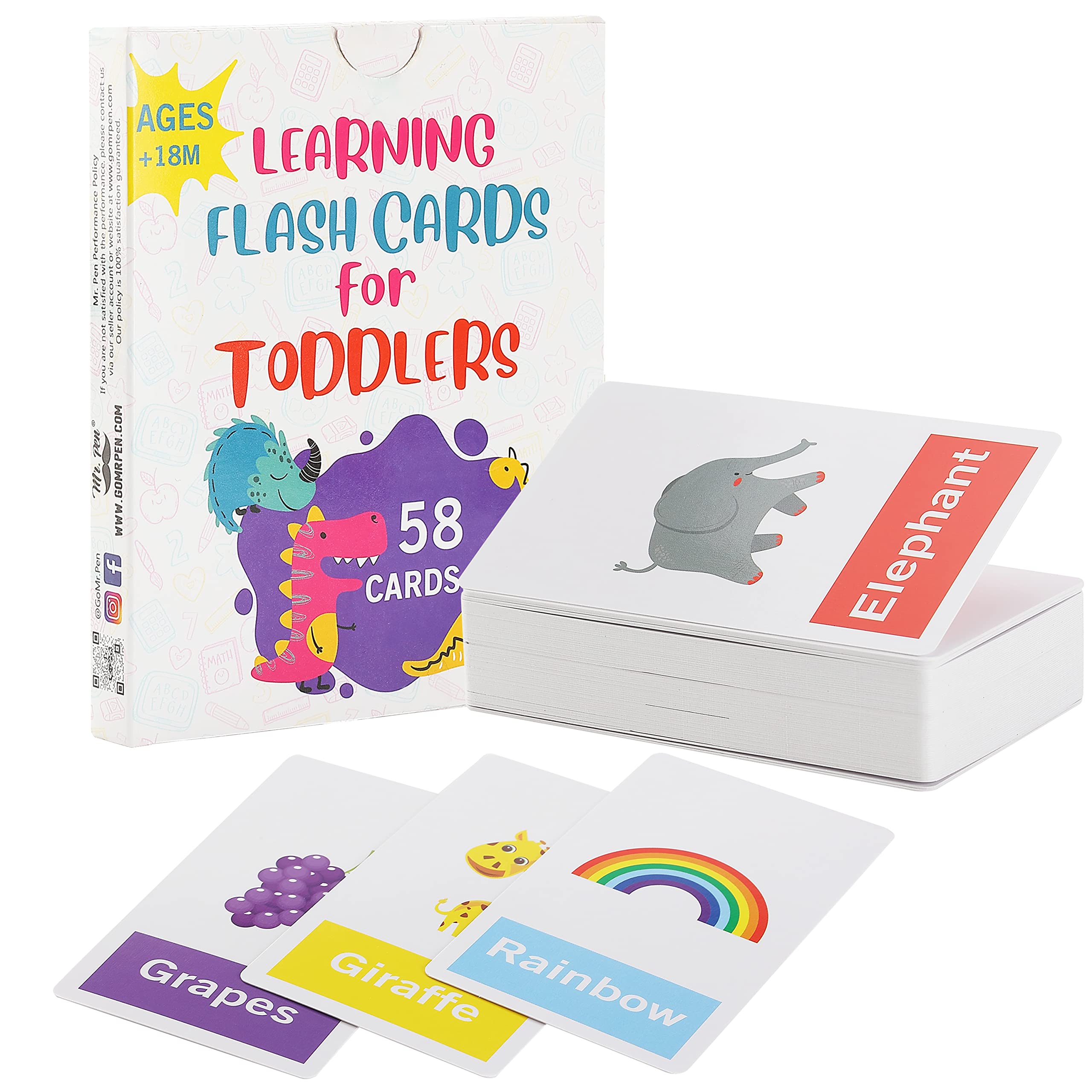 Mr. Pen Alphabet Flash Cards