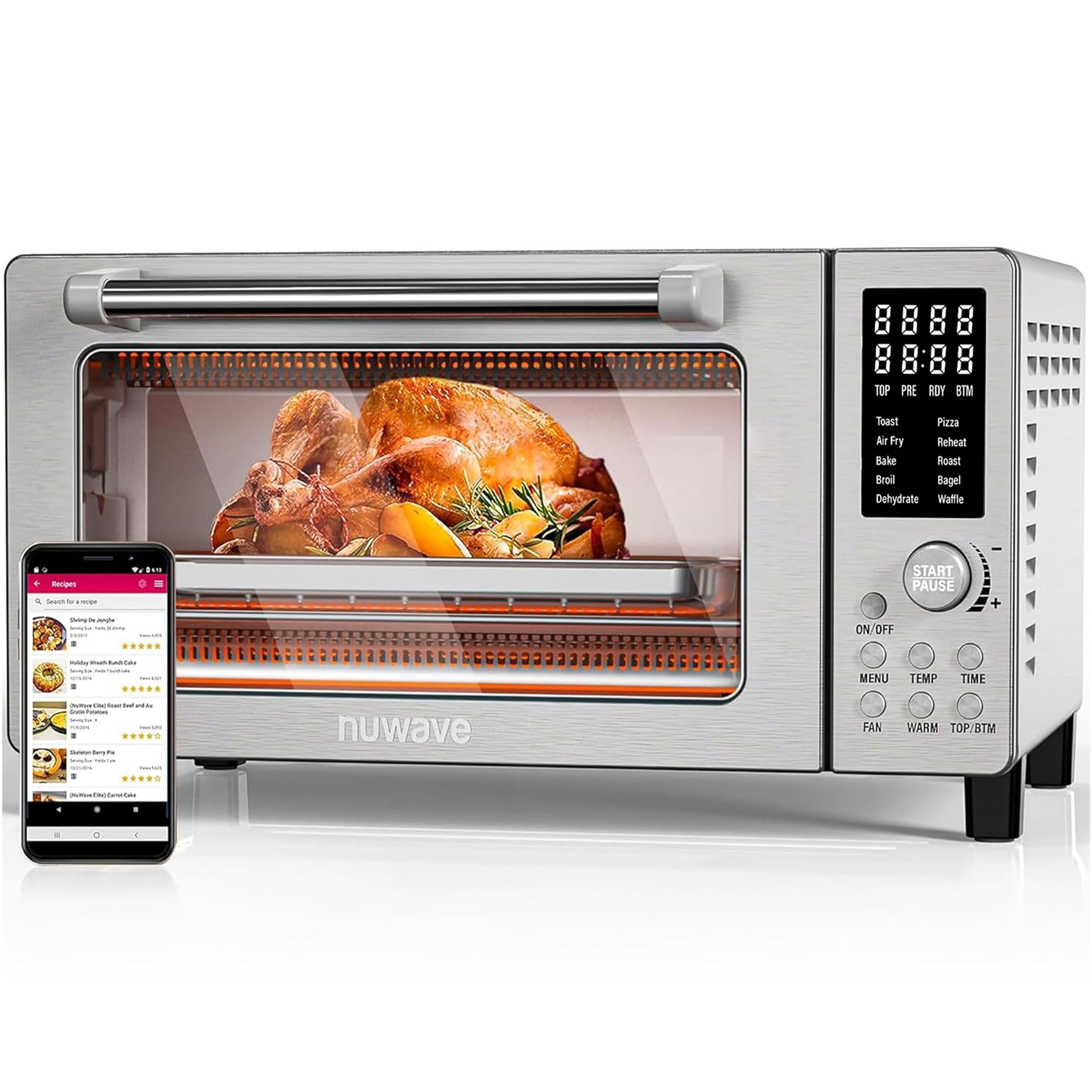 Nuwave Bravo 21-Qt Air Fryer Toaster Oven