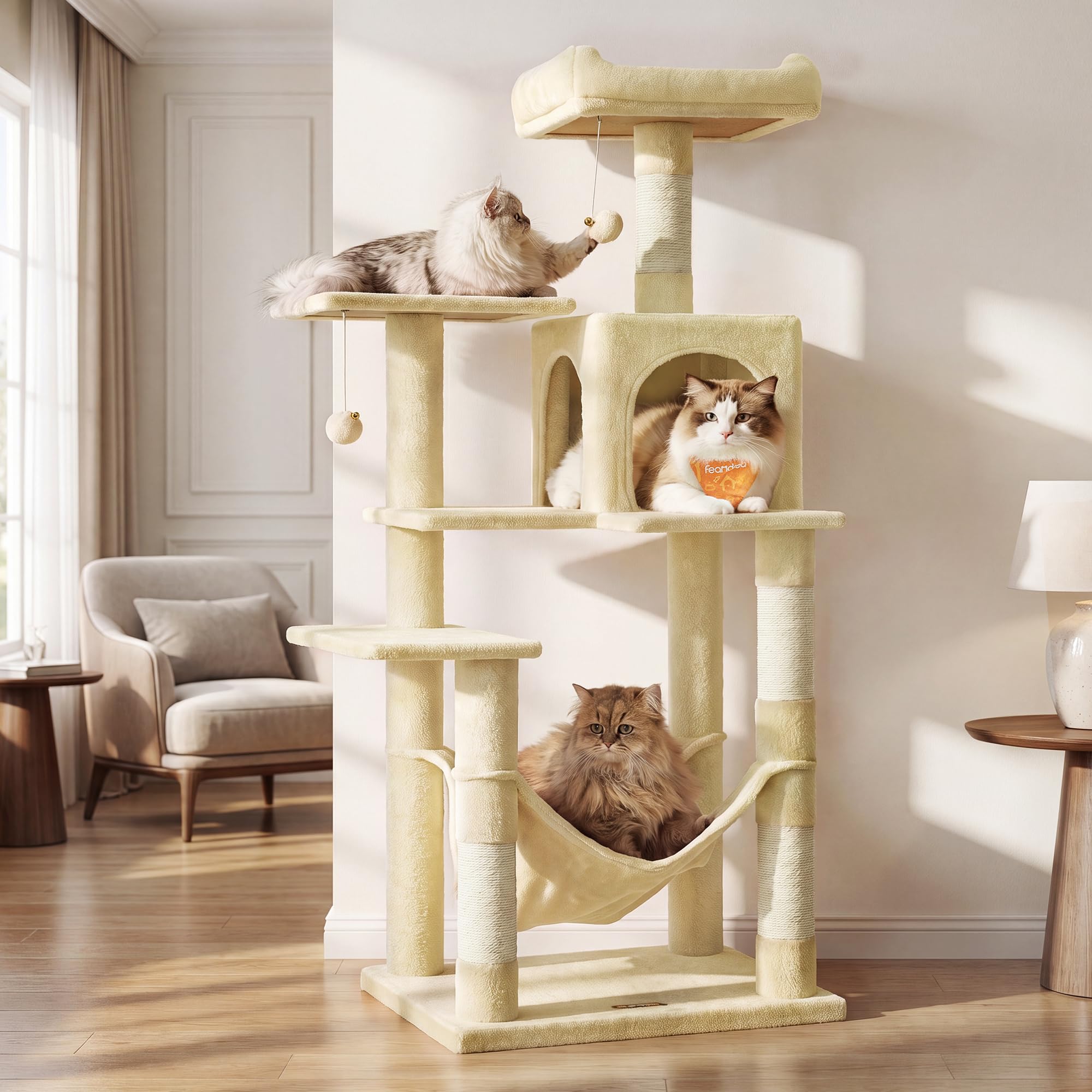 Feandrea 54.2-Inch Cat Tree