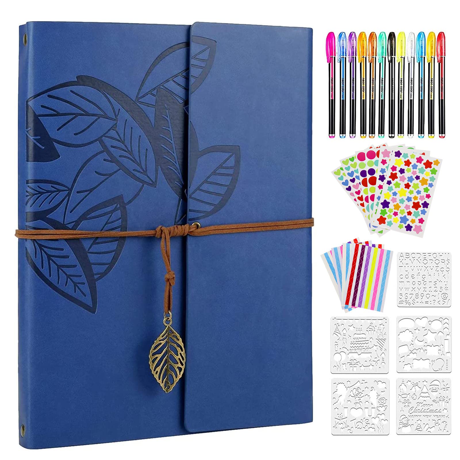 ZEEYUAN Leaf Pattern Journal Album