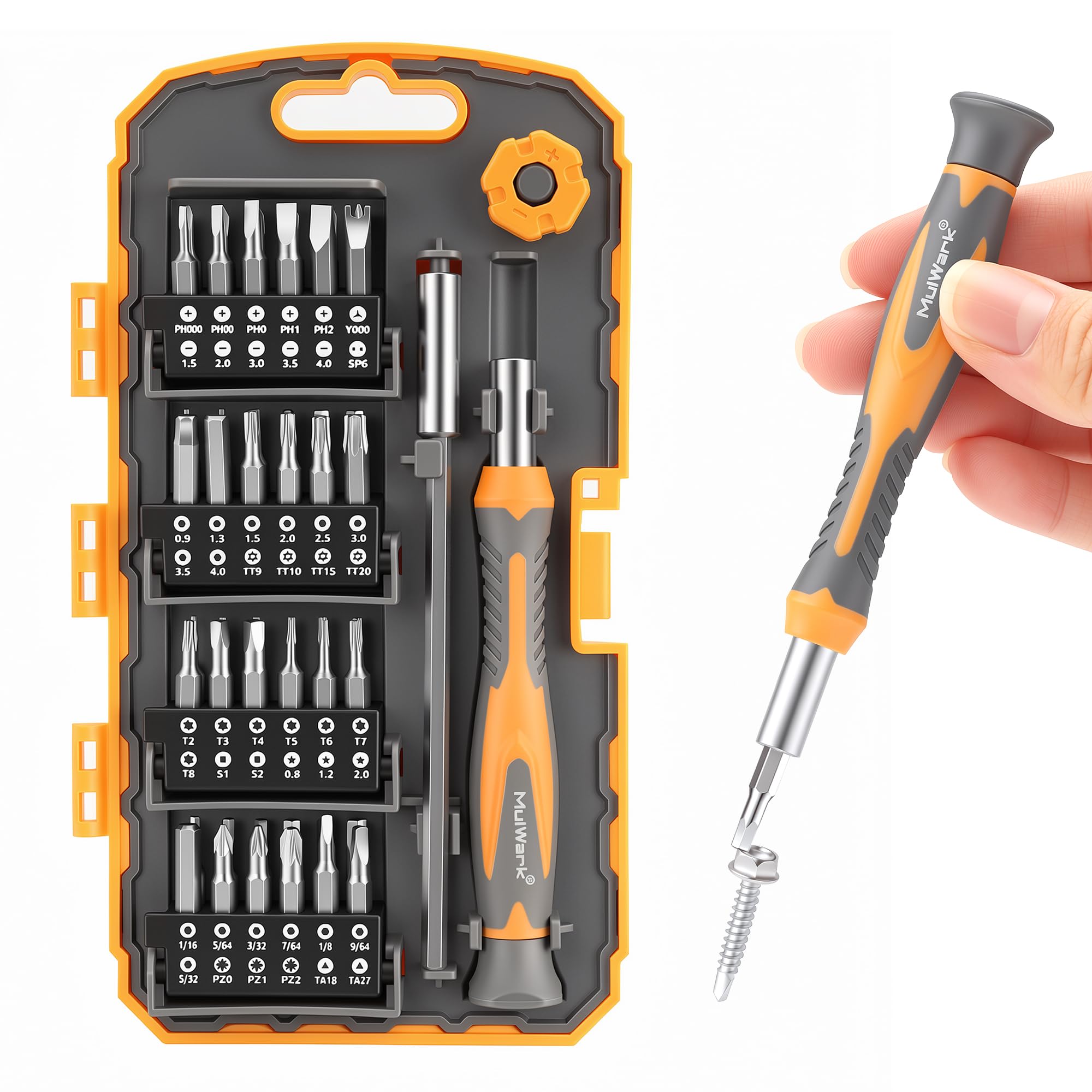 MULWARK 51-Piece Mini Screwdriver Set