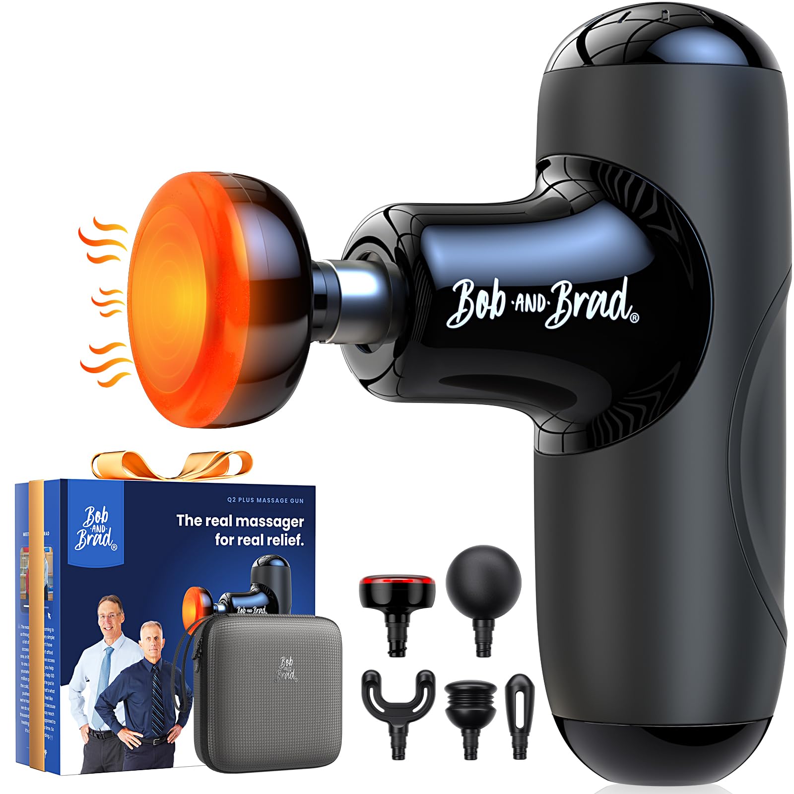 BOB AND BRAD Q2 Plus Mini Massage Gun with Heat