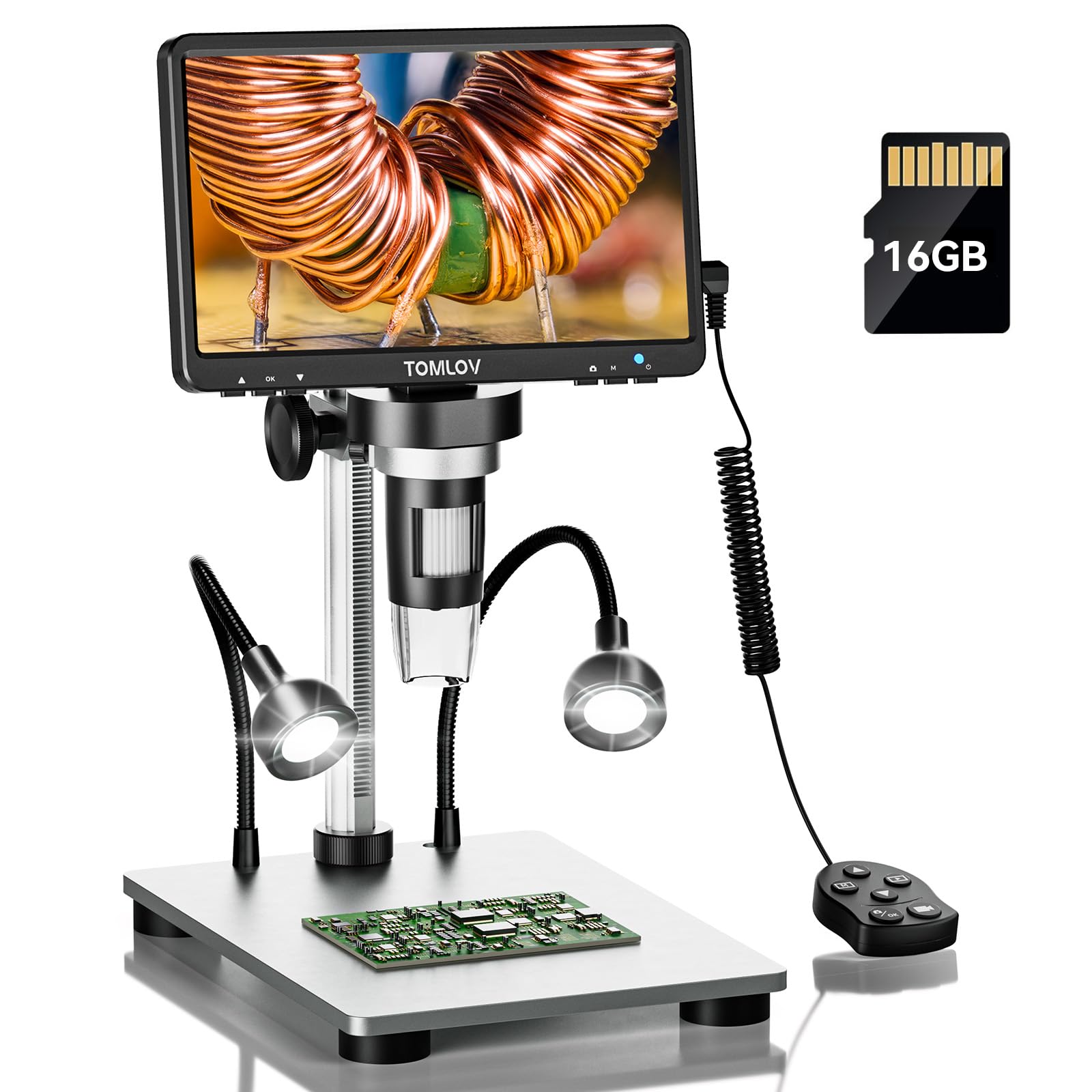 TOMLOV DM9 7-inch Digital Microscope
