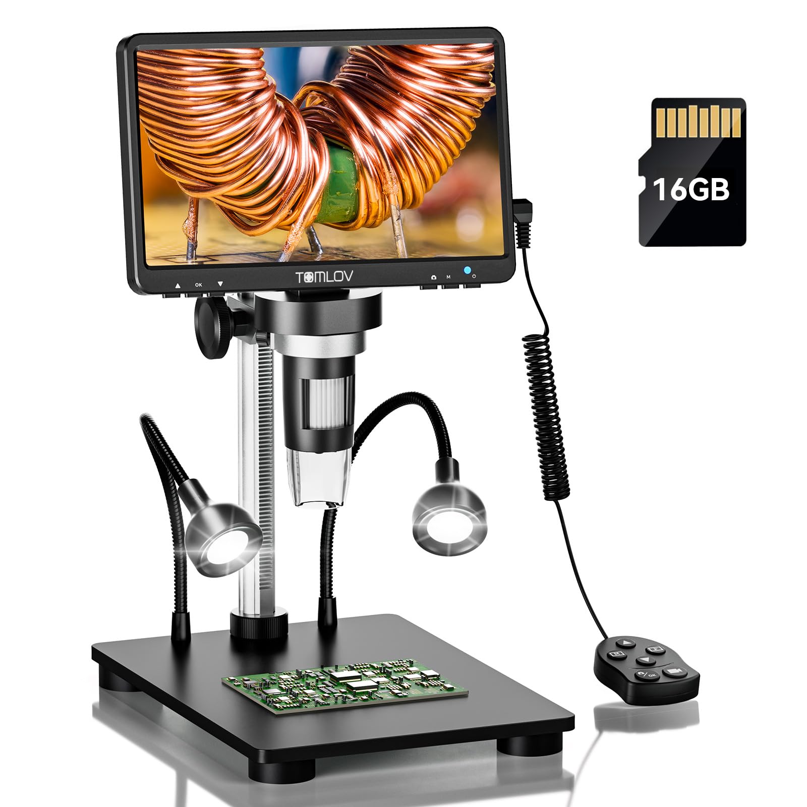 TOMLOV DM9B 7-Inch Digital Microscope