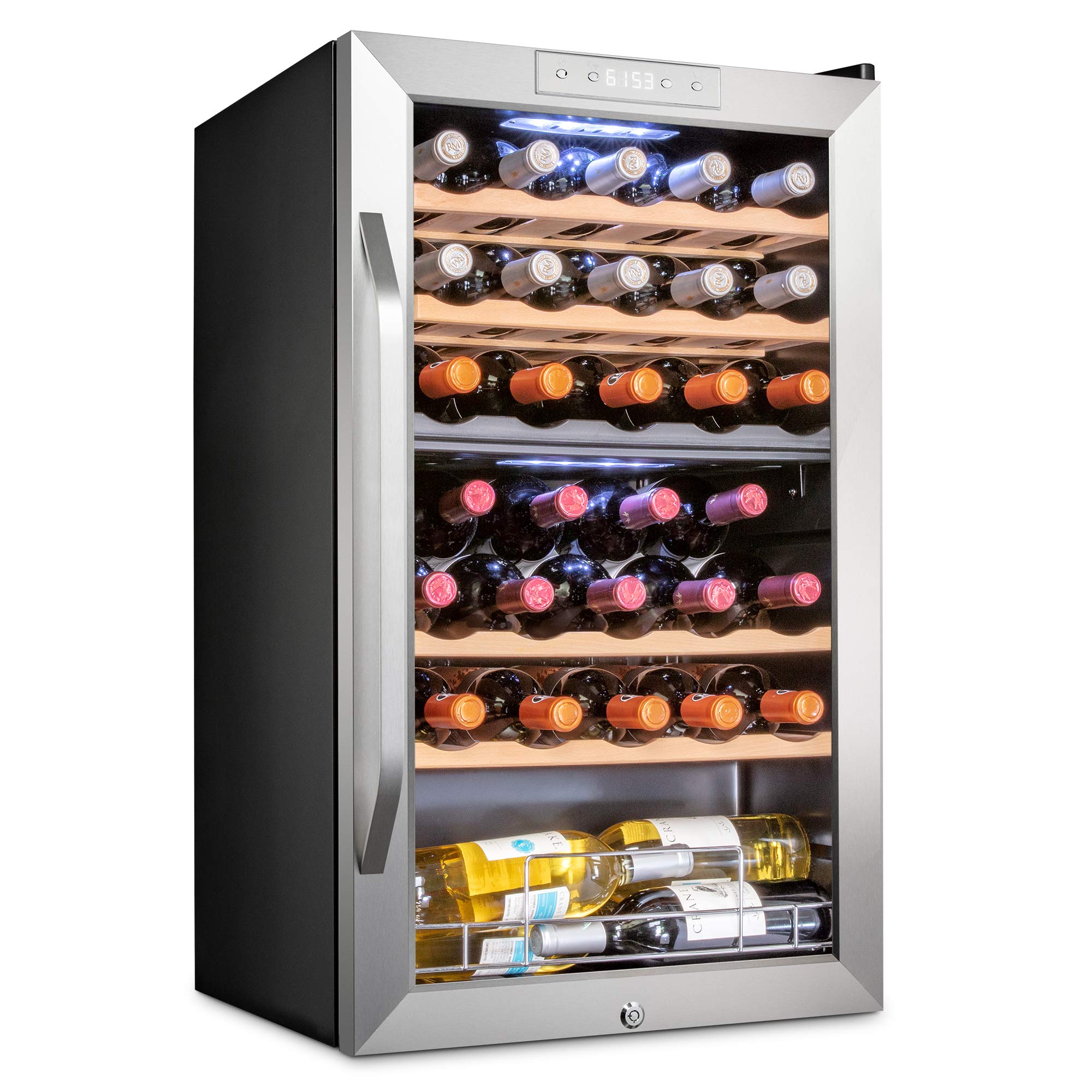 Ivation 33 Bottle Dual Zone Wine Cooler