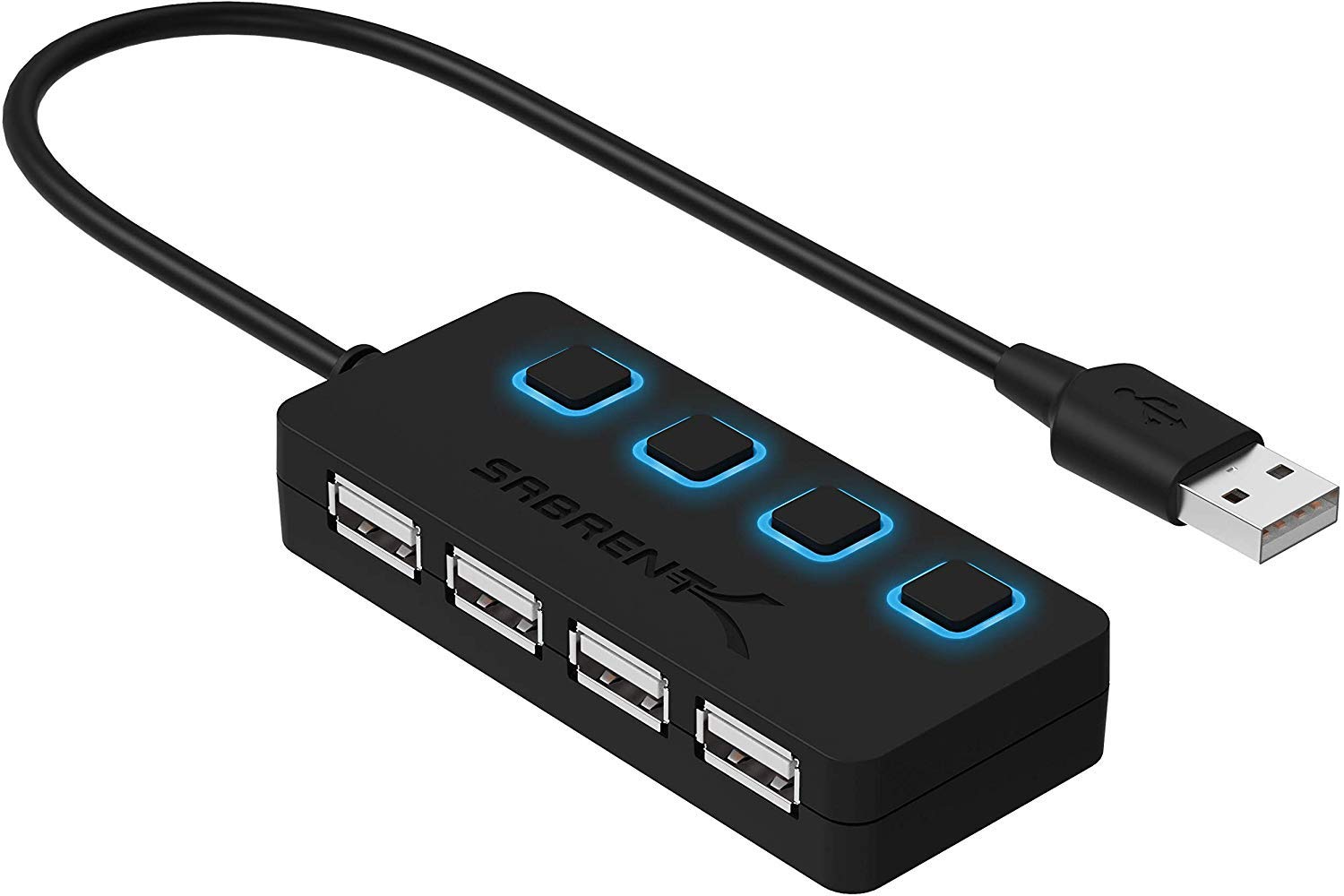SABRENT 4-Port USB 2.0 Hub (HB-UMLS)