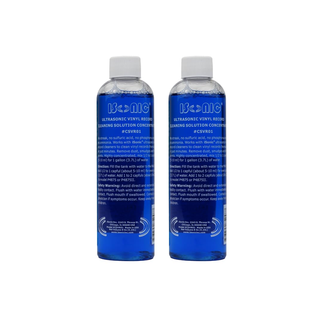 iSonic Vinyl Record Cleaning Solution Concentrate