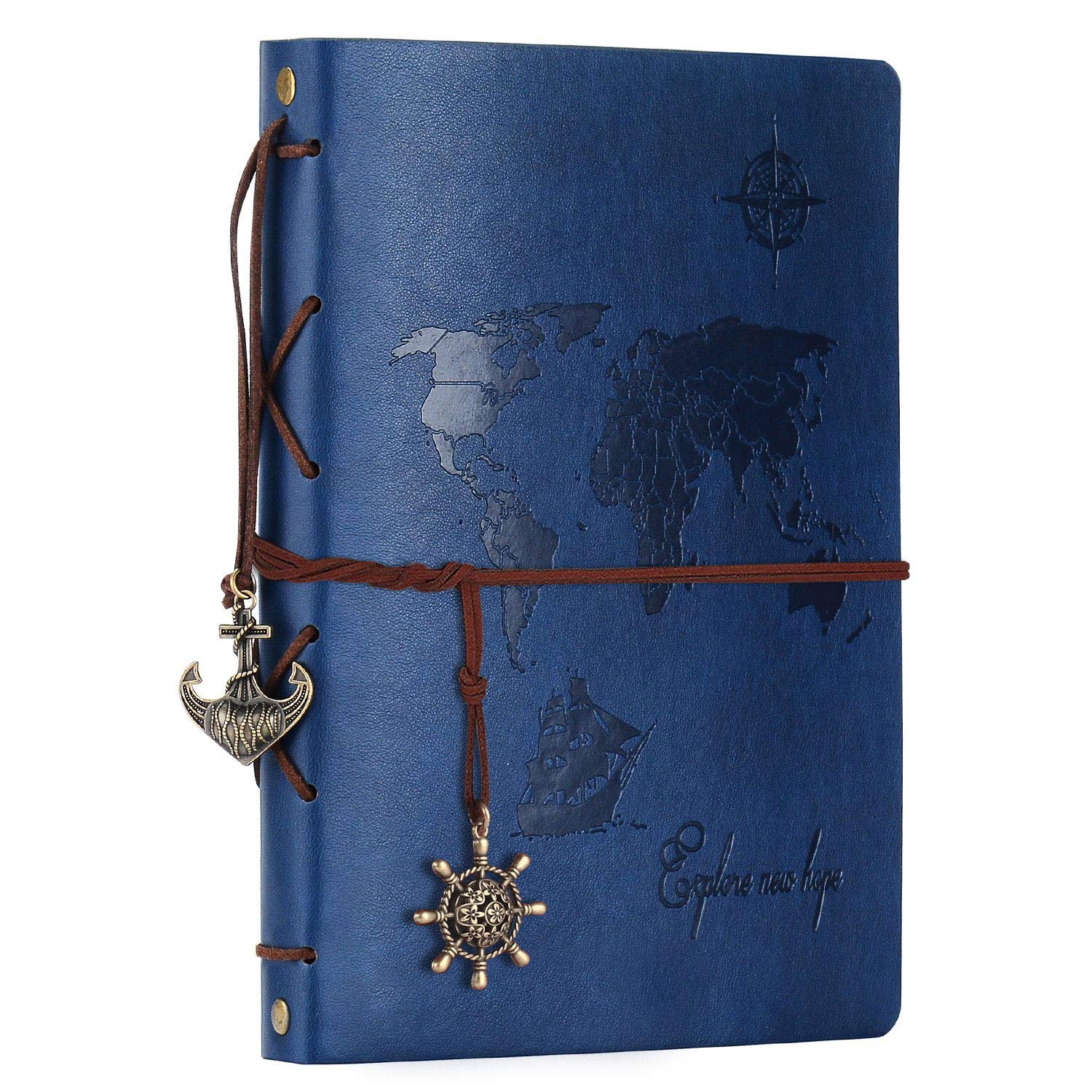 ZEEYUAN Travel Journal Scrapbook, 60 Pages