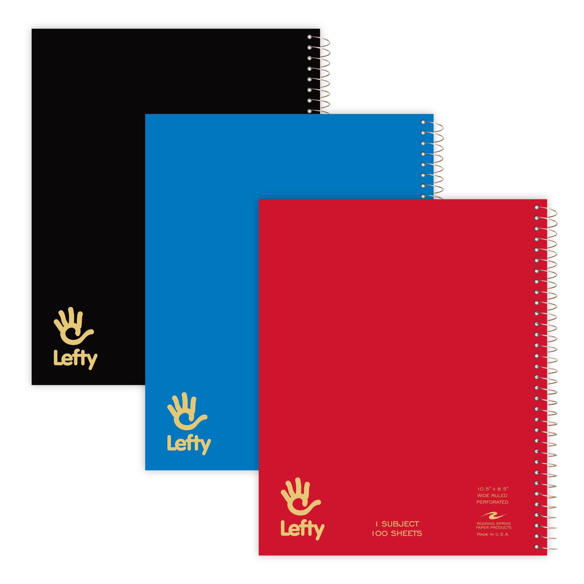Roaring Spring Left-Handed Spiral Notebooks