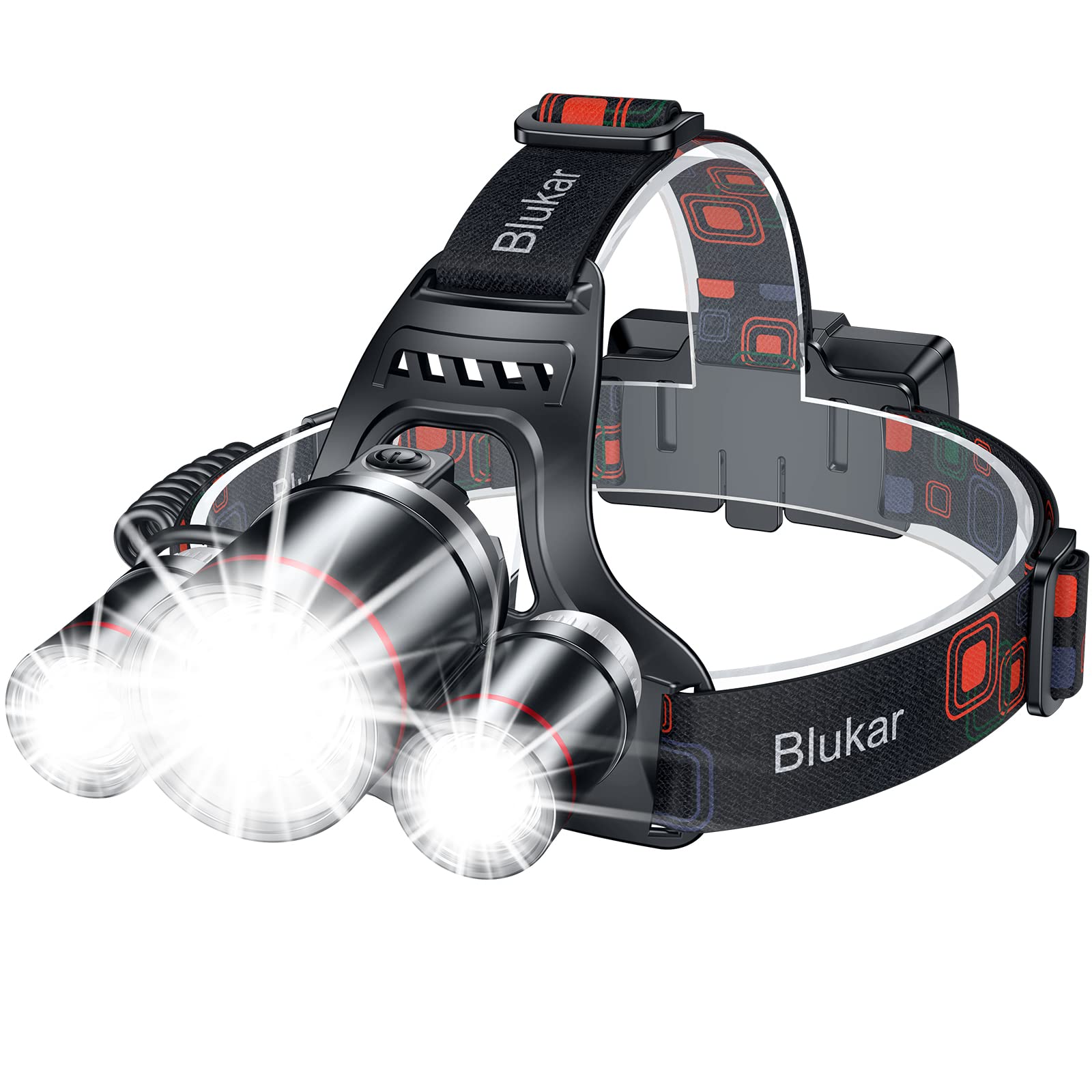 Blukar LED Headlamp Rechargeable