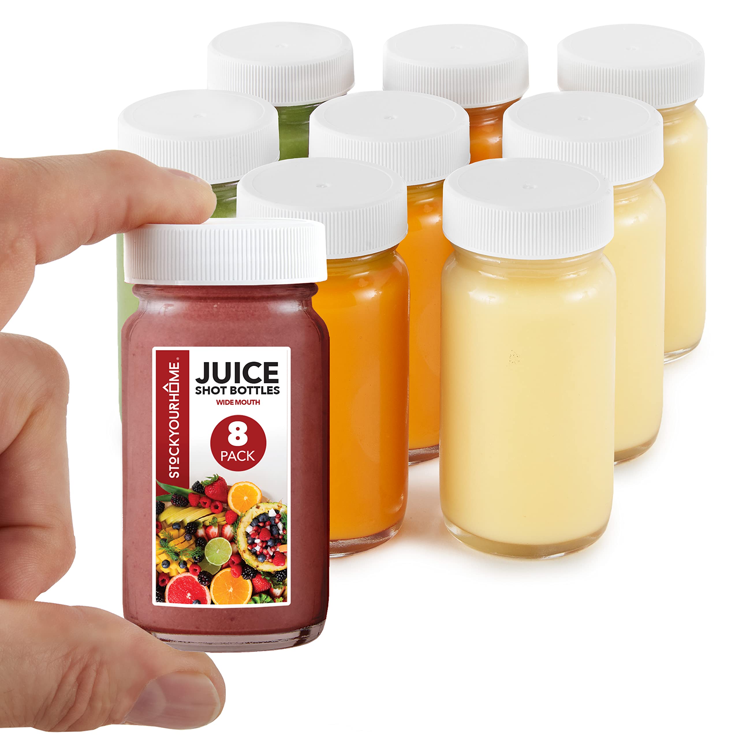 Stock Your Home Glass Shot Bottles
