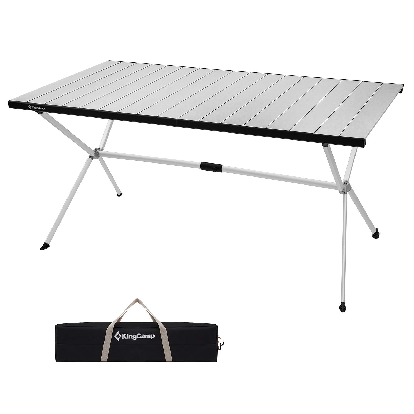 KingCamp 57.4-Inch Aluminum Camping Table
