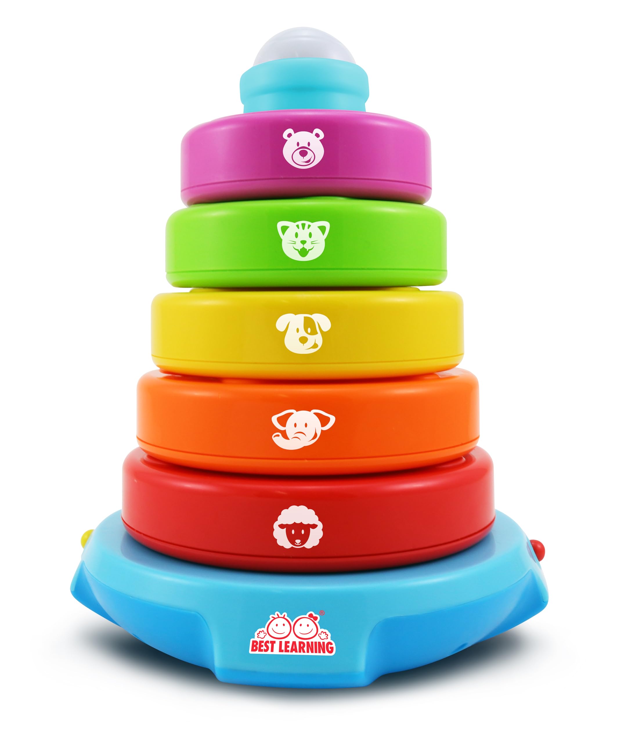 BEST LEARNING Stack & Learn Musical Stacking Rings