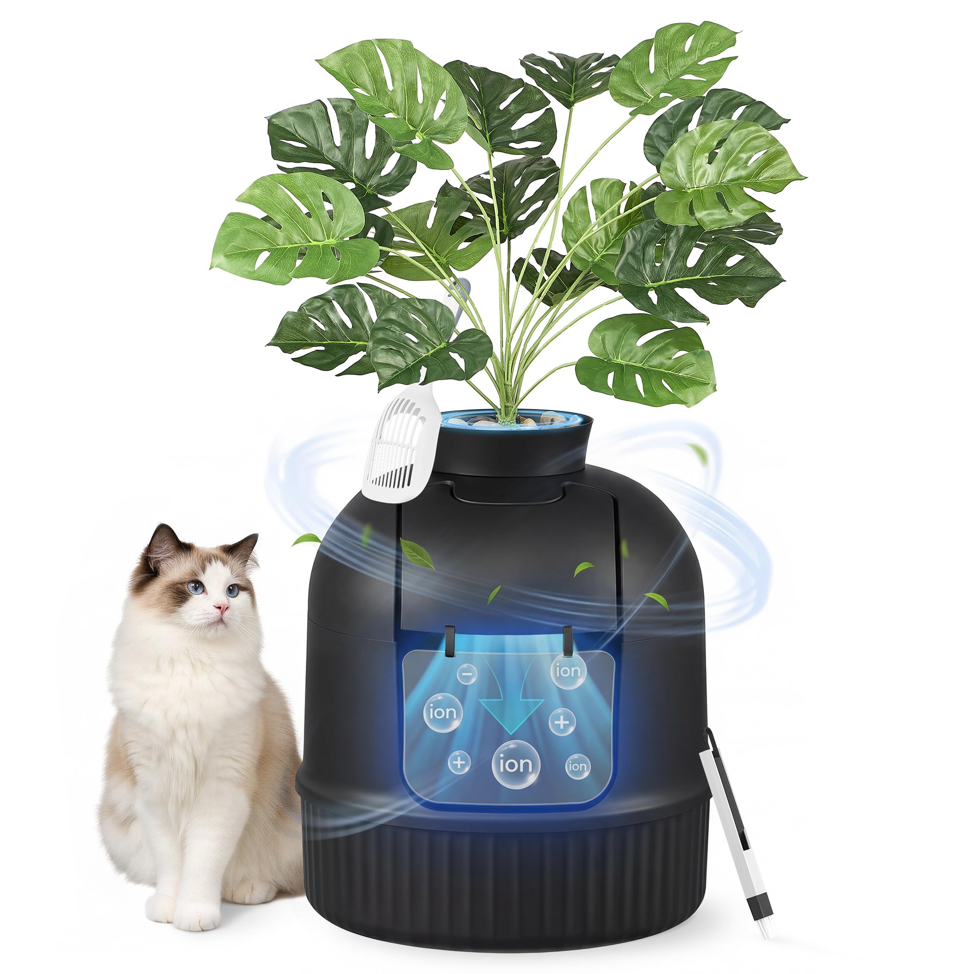 Feandrea Plant Cat Litter Box Enclosure