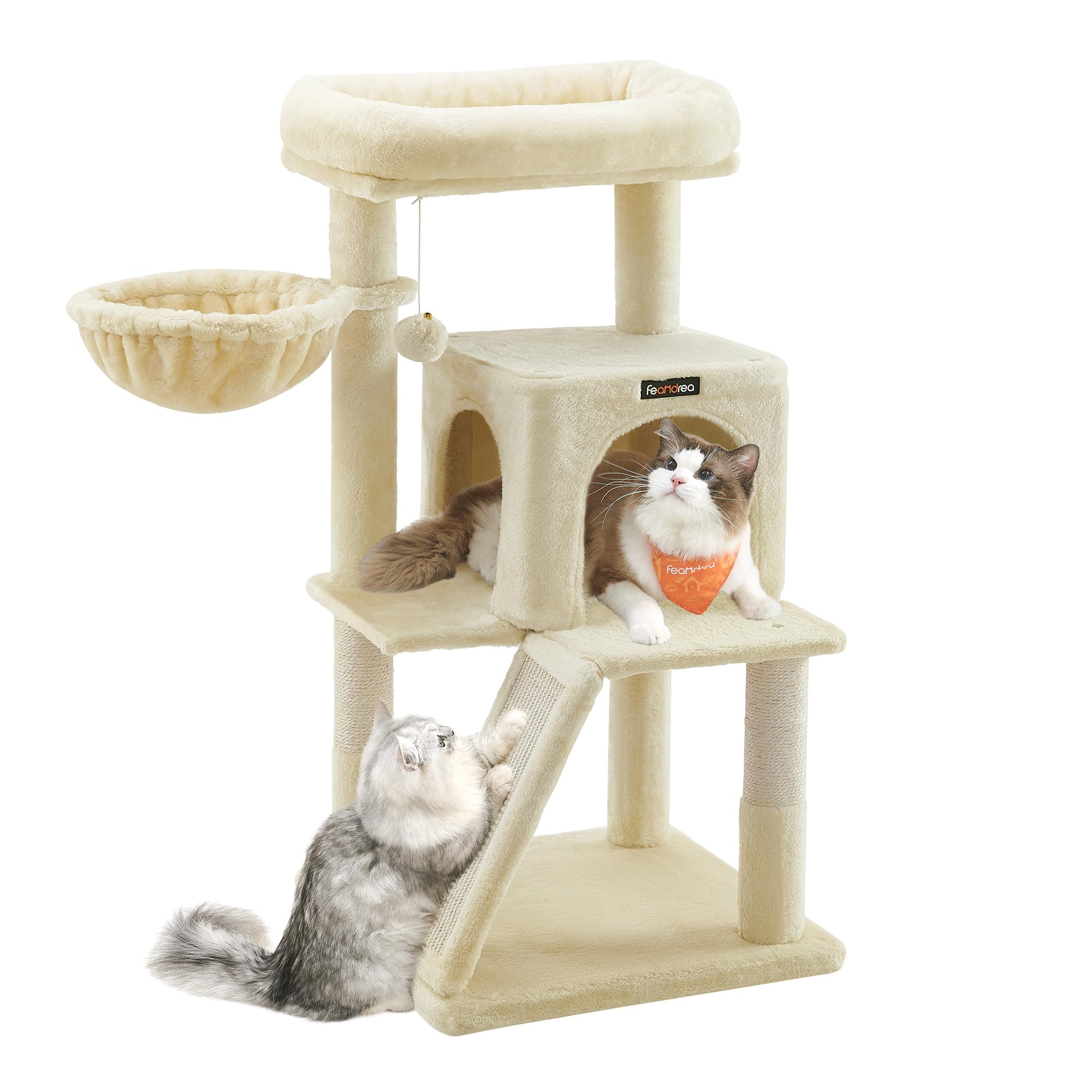 Feandrea 37.8-Inch Cat Tree with Wide Perch