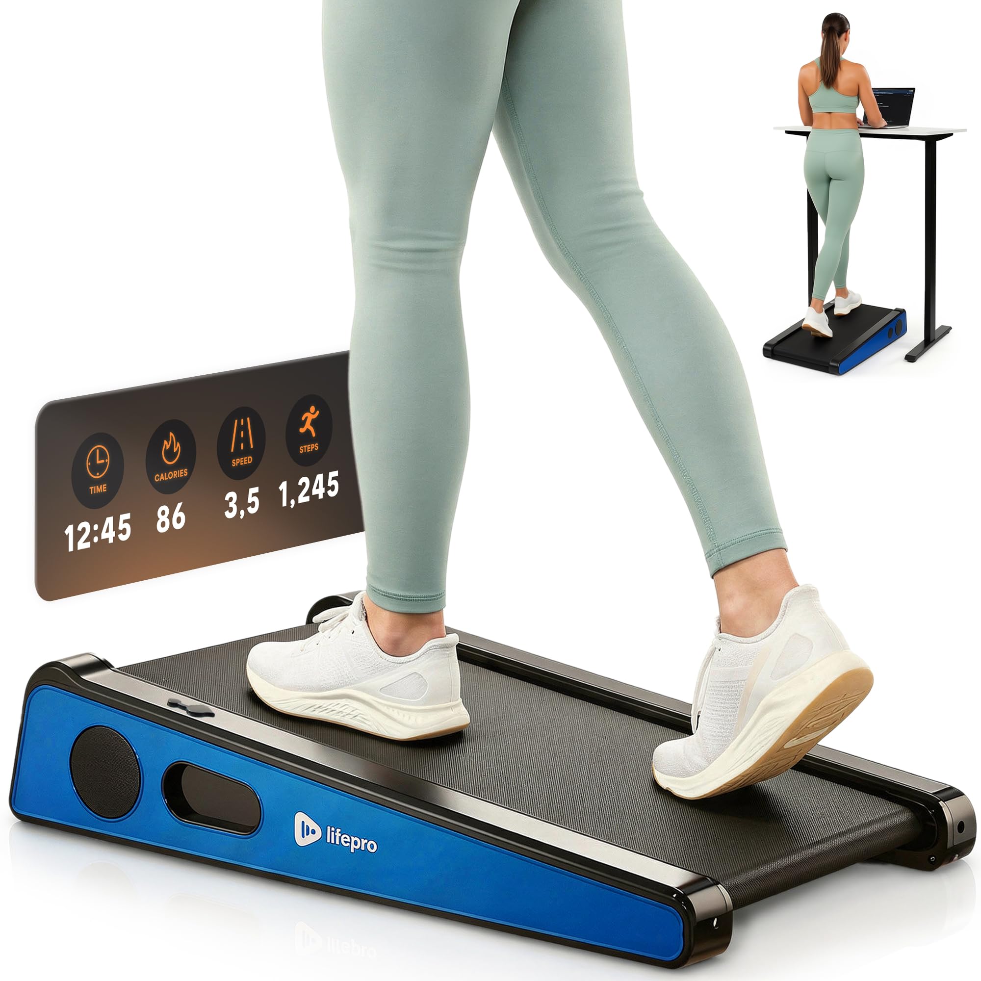 LifePro PacerMini Walking Pad with Incline