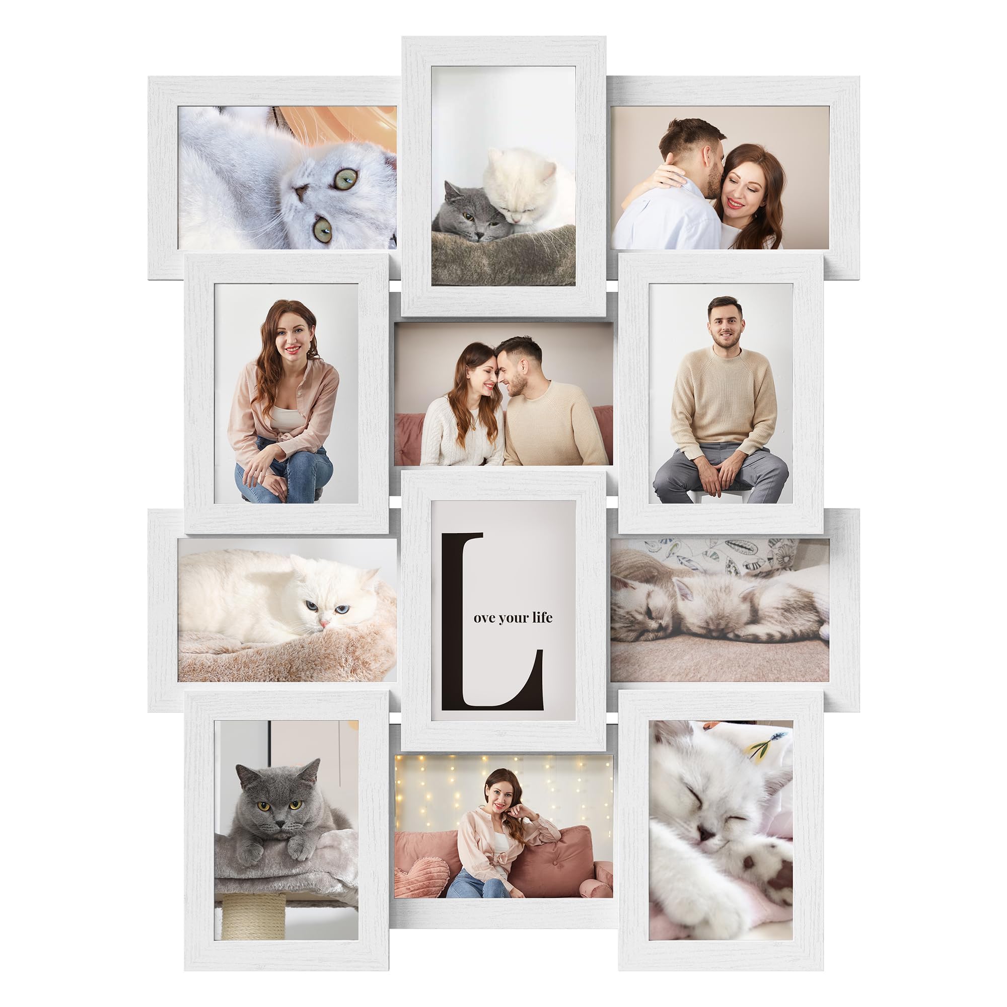 SONGMICS Collage Picture Frames, Set of 12
