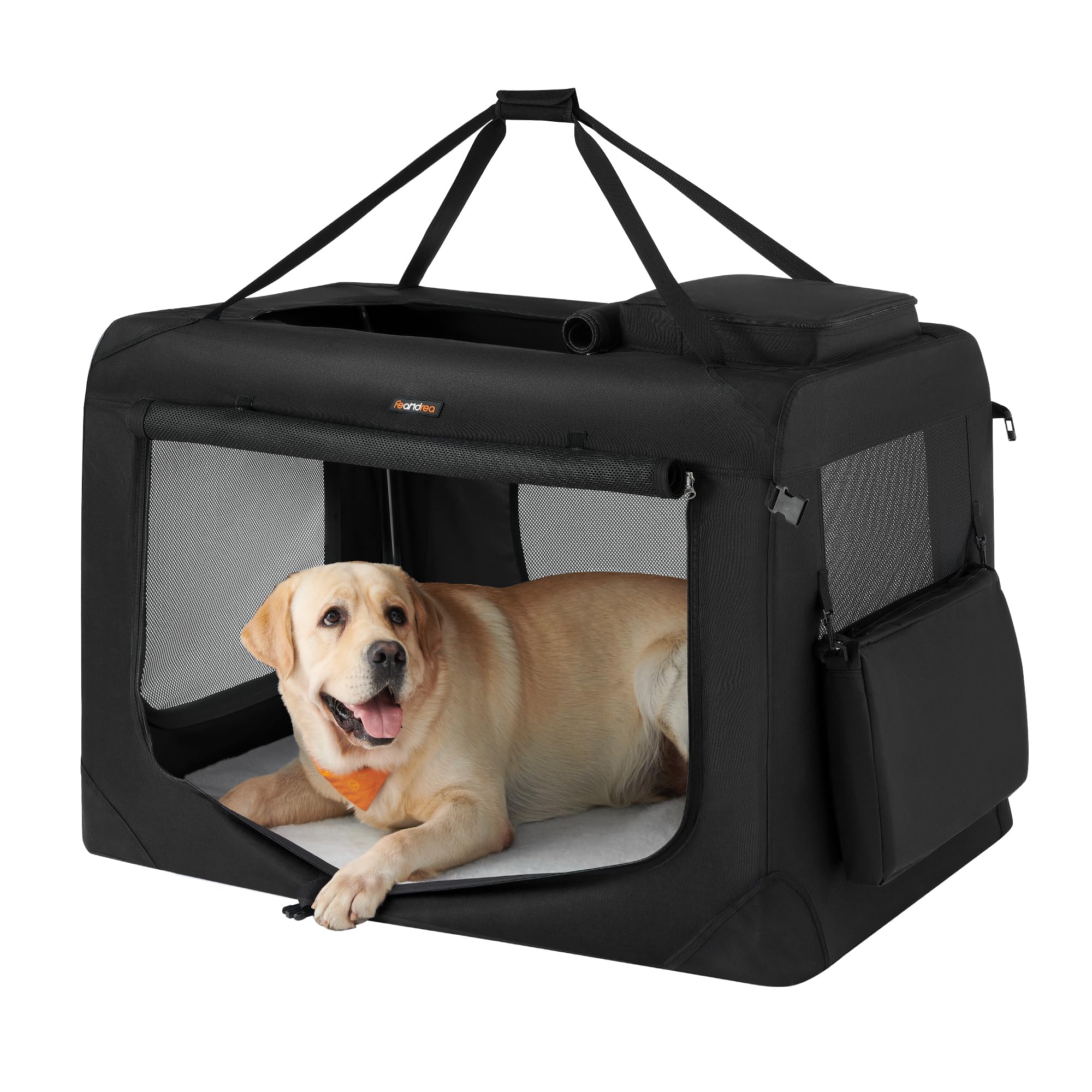 Feandrea 40-Inch Collapsible Soft Dog Crate