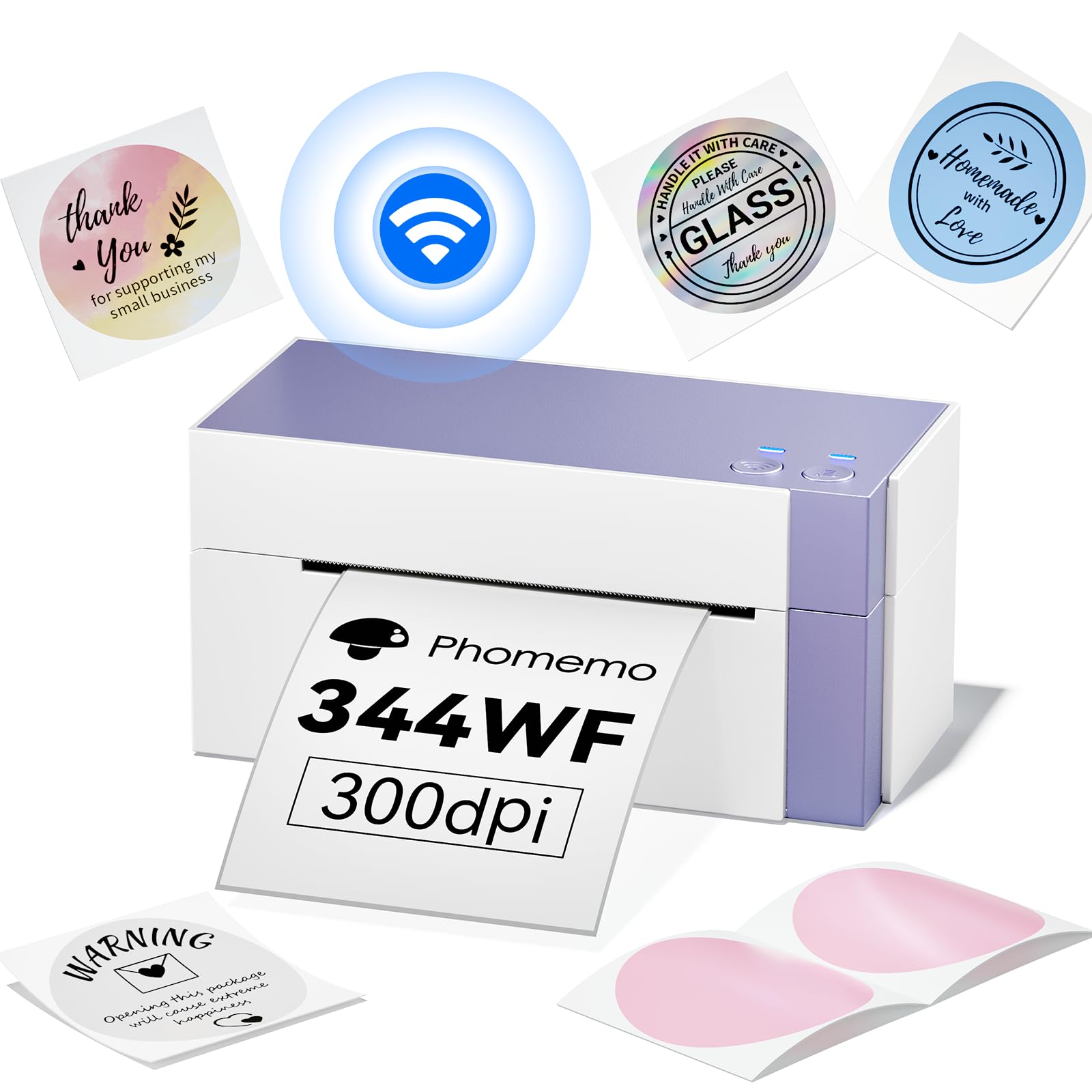 Phomemo 344WF Wi-Fi Label Printer