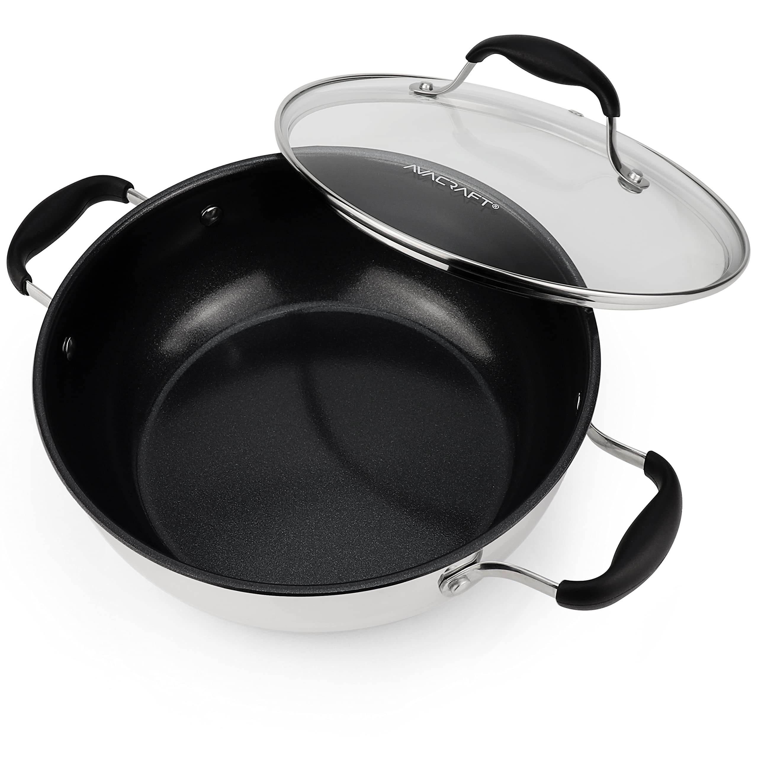 AVACRAFT 9-Inch Ceramic Nonstick Everyday Pan