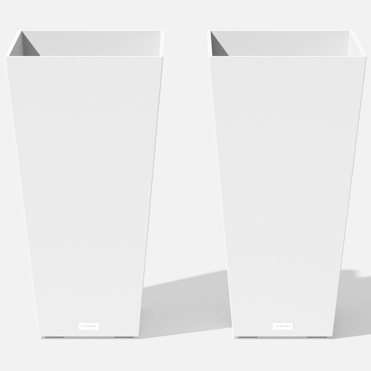 Veradek V-Resin Taper Planters, Set of 2