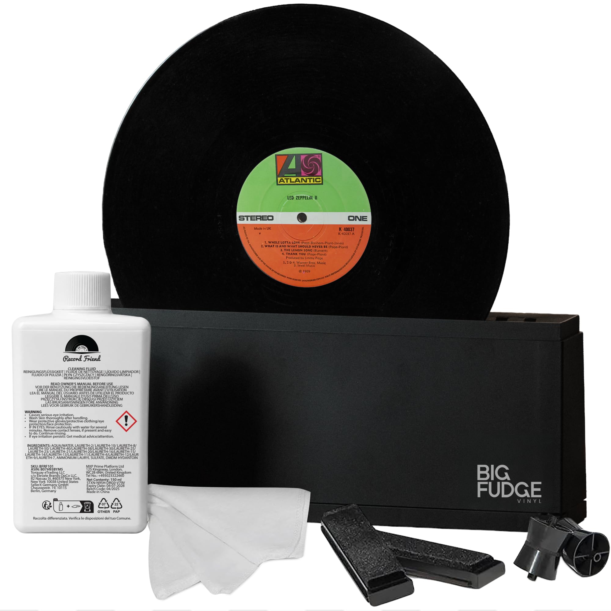 Big Fudge Vinyl Record Cleaner Kit