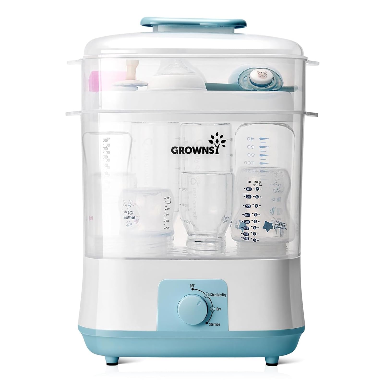 Grownsy 4-in-1 Large Bottle Sterilizer